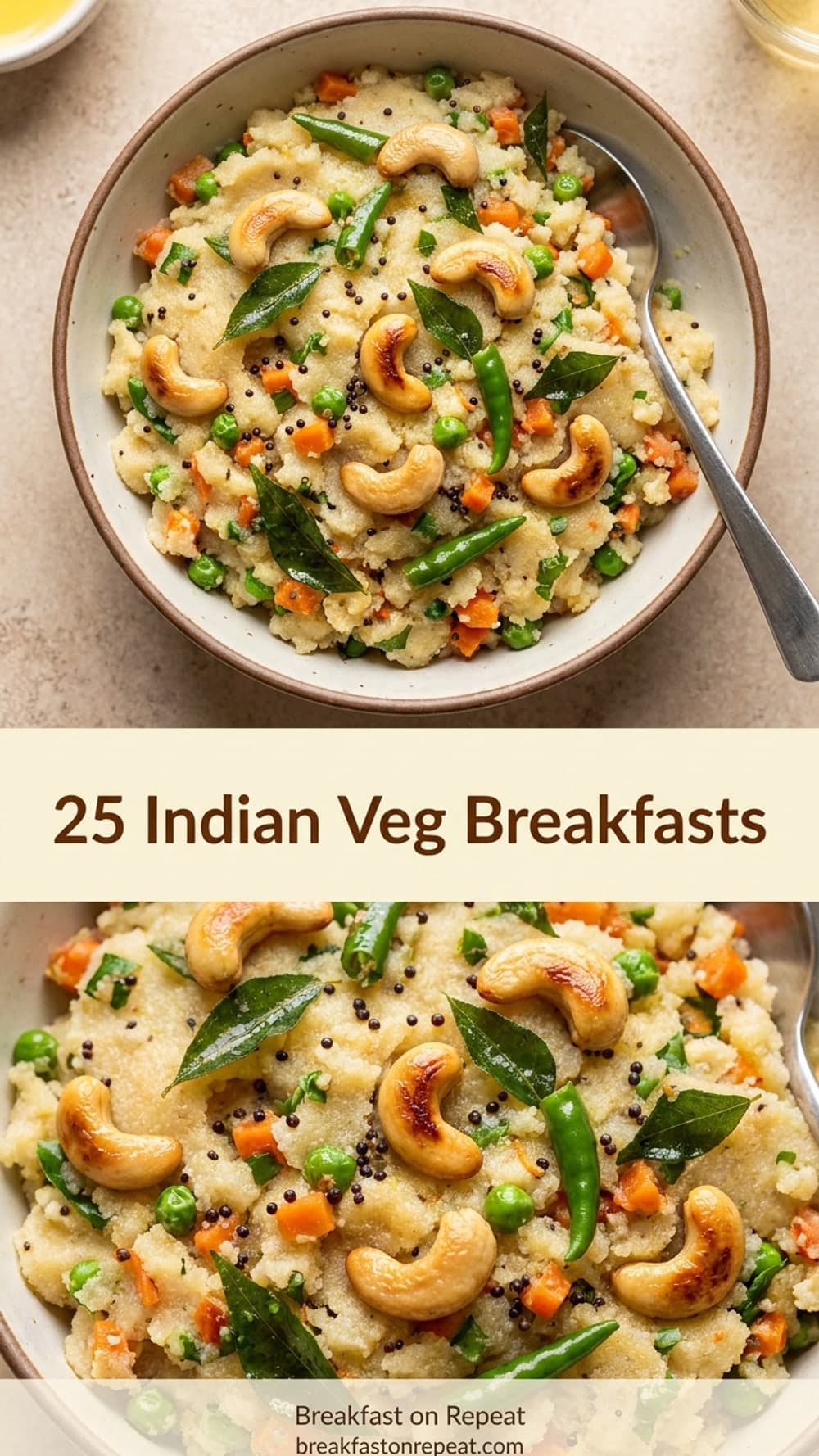 25 Indian Veg Breakfasts