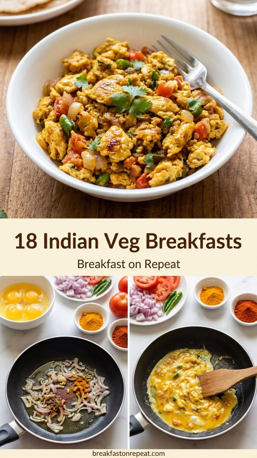 18 Indian Veg Breakfasts