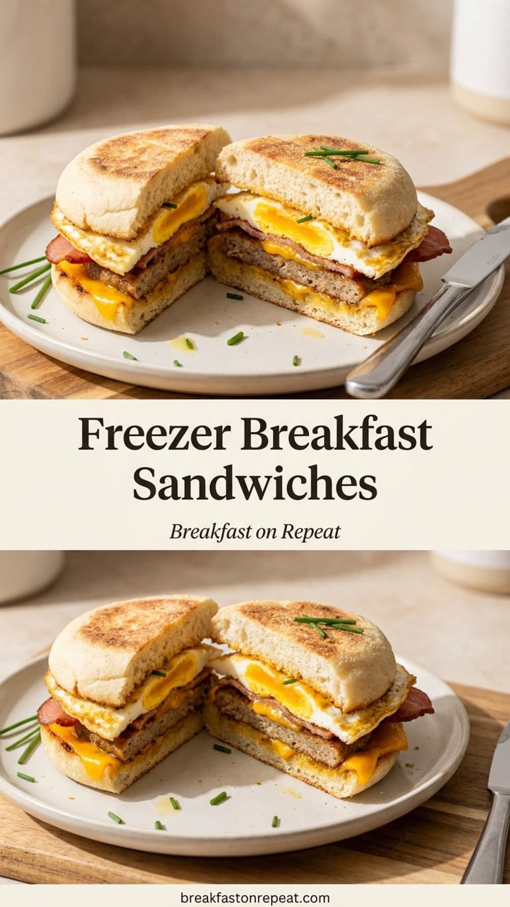 Freezer Breakfast Sandwiches
