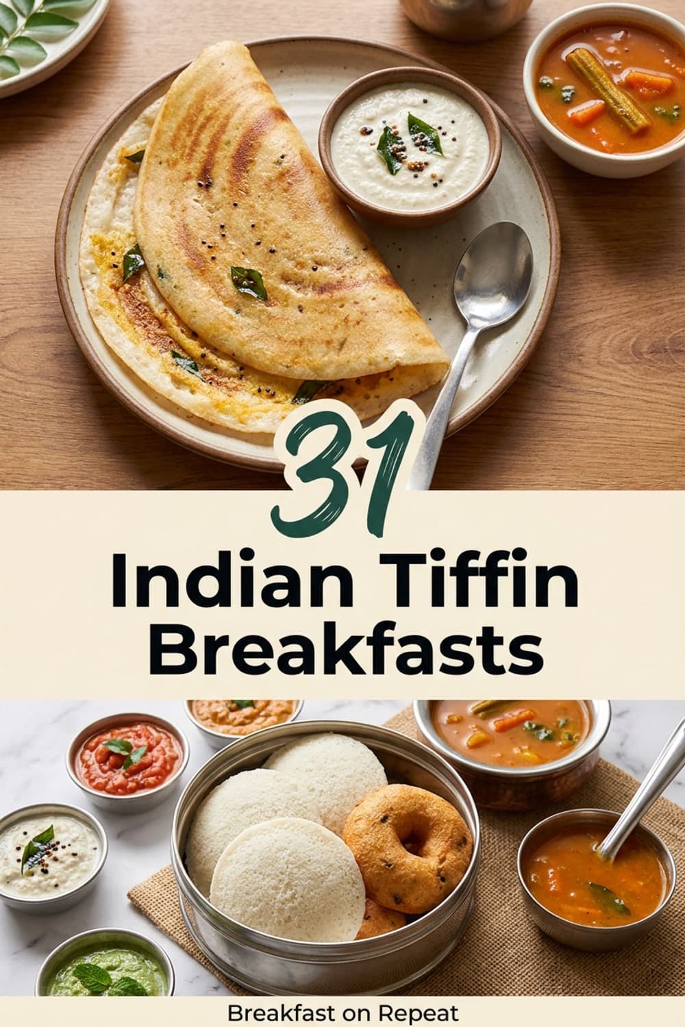 31 Indian Tiffin Breakfasts