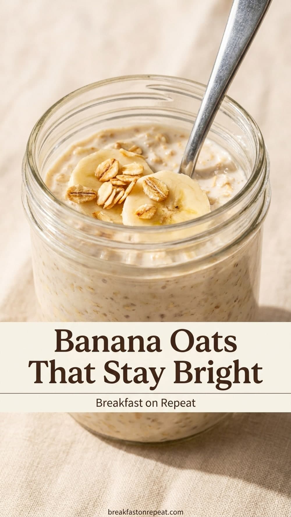 Banana Oats That Stay Bright