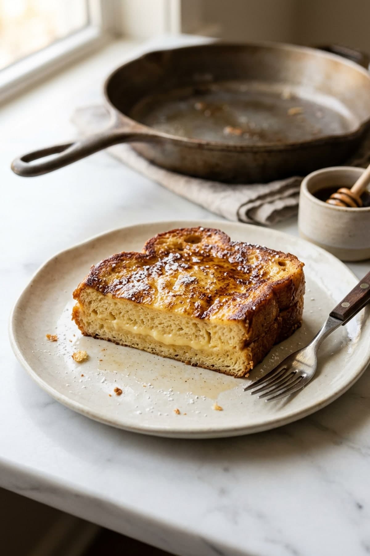 Brioche French Toast With a Shorter Soak ready to serve