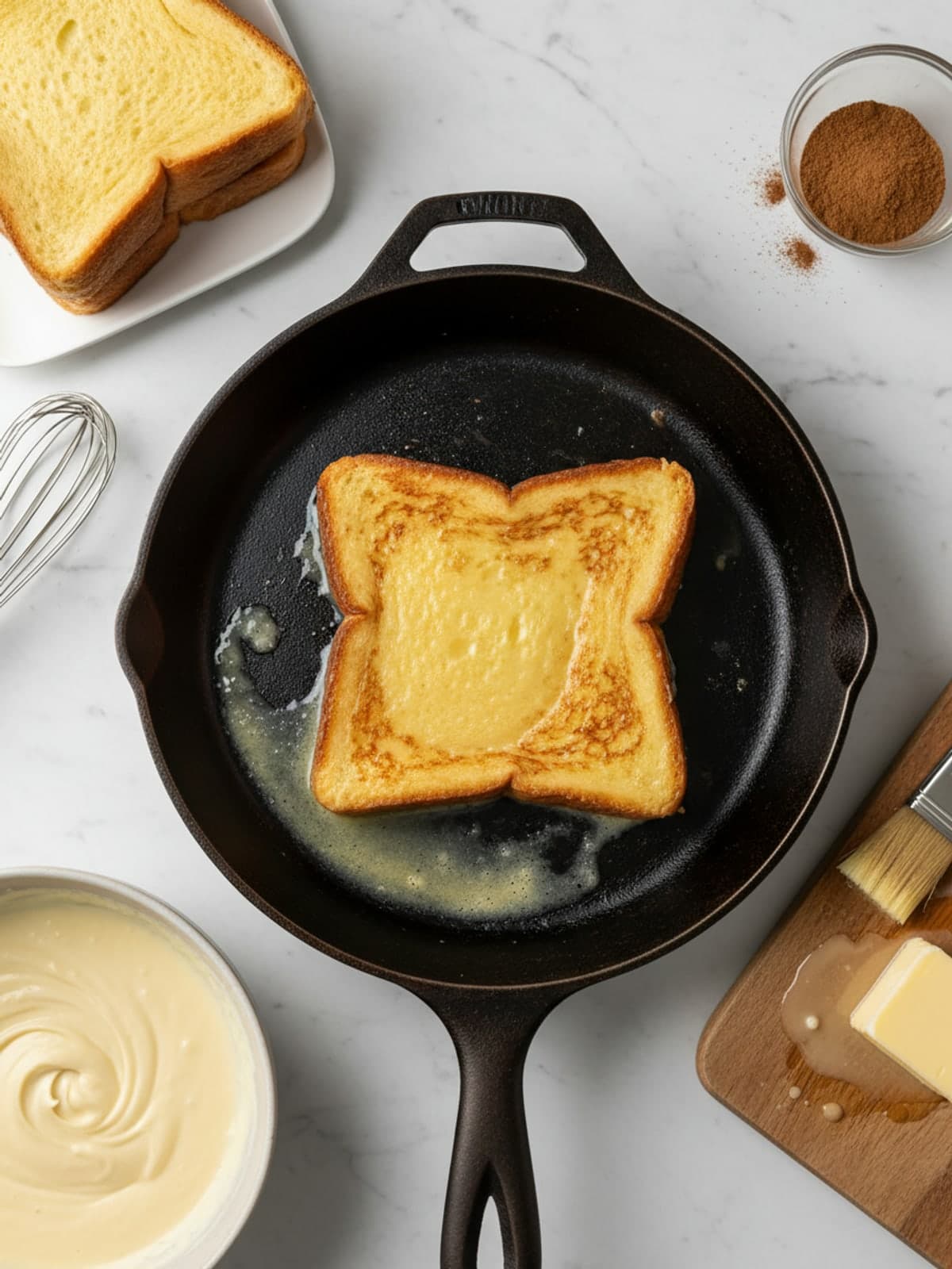 Brioche French Toast With a Shorter Soak: Reach the assembly checkpoint