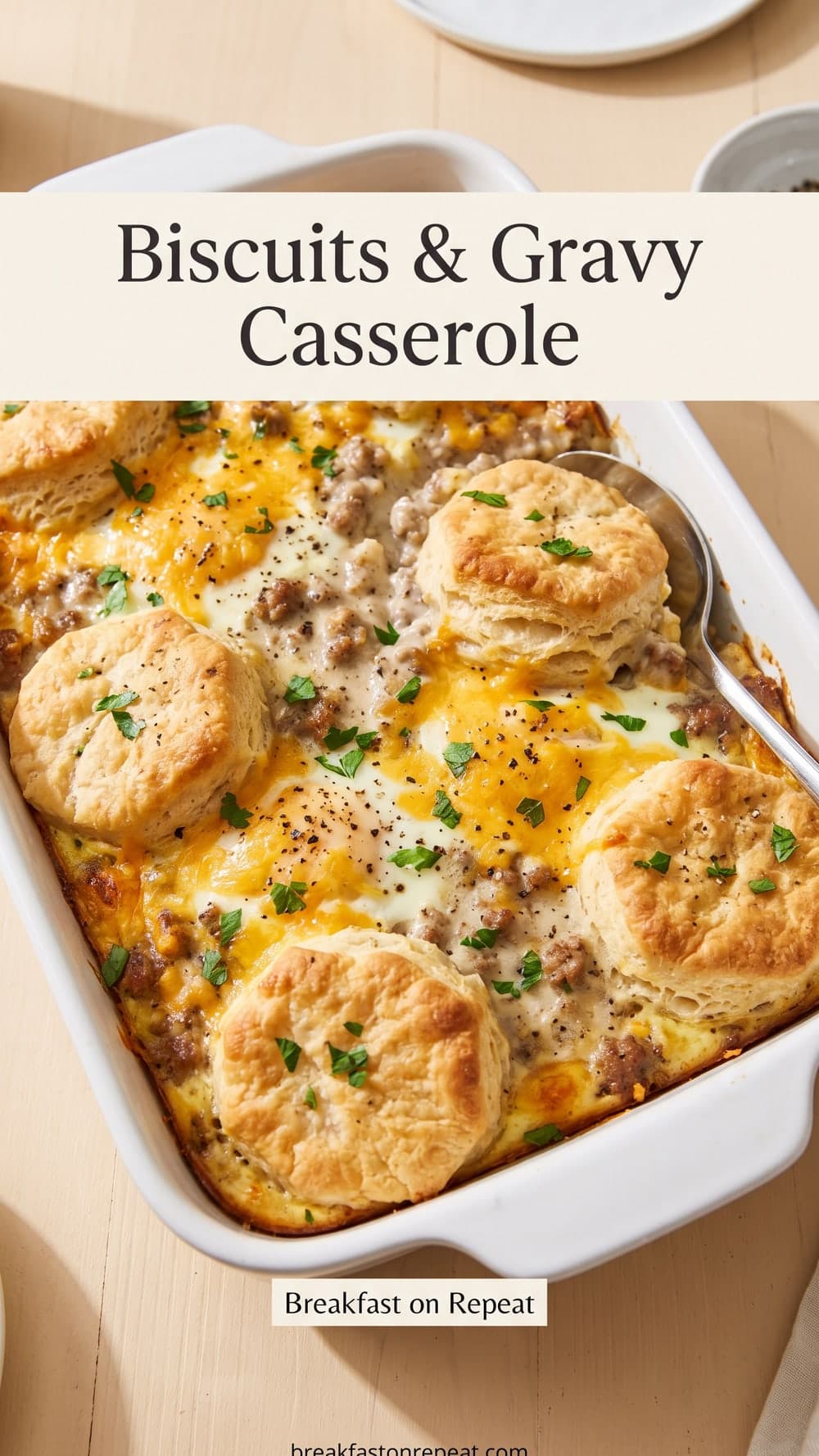 Biscuits & Gravy Casserole