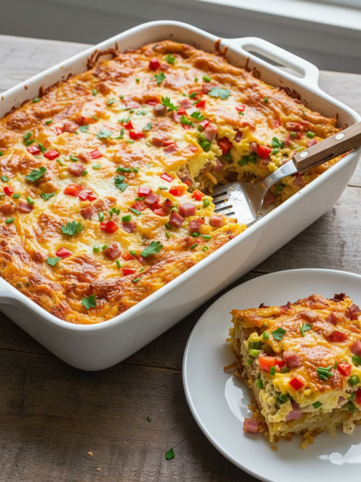 Breakfast Casserole With Hashbrowns, Crisp From the Pan: Dry the potatoes