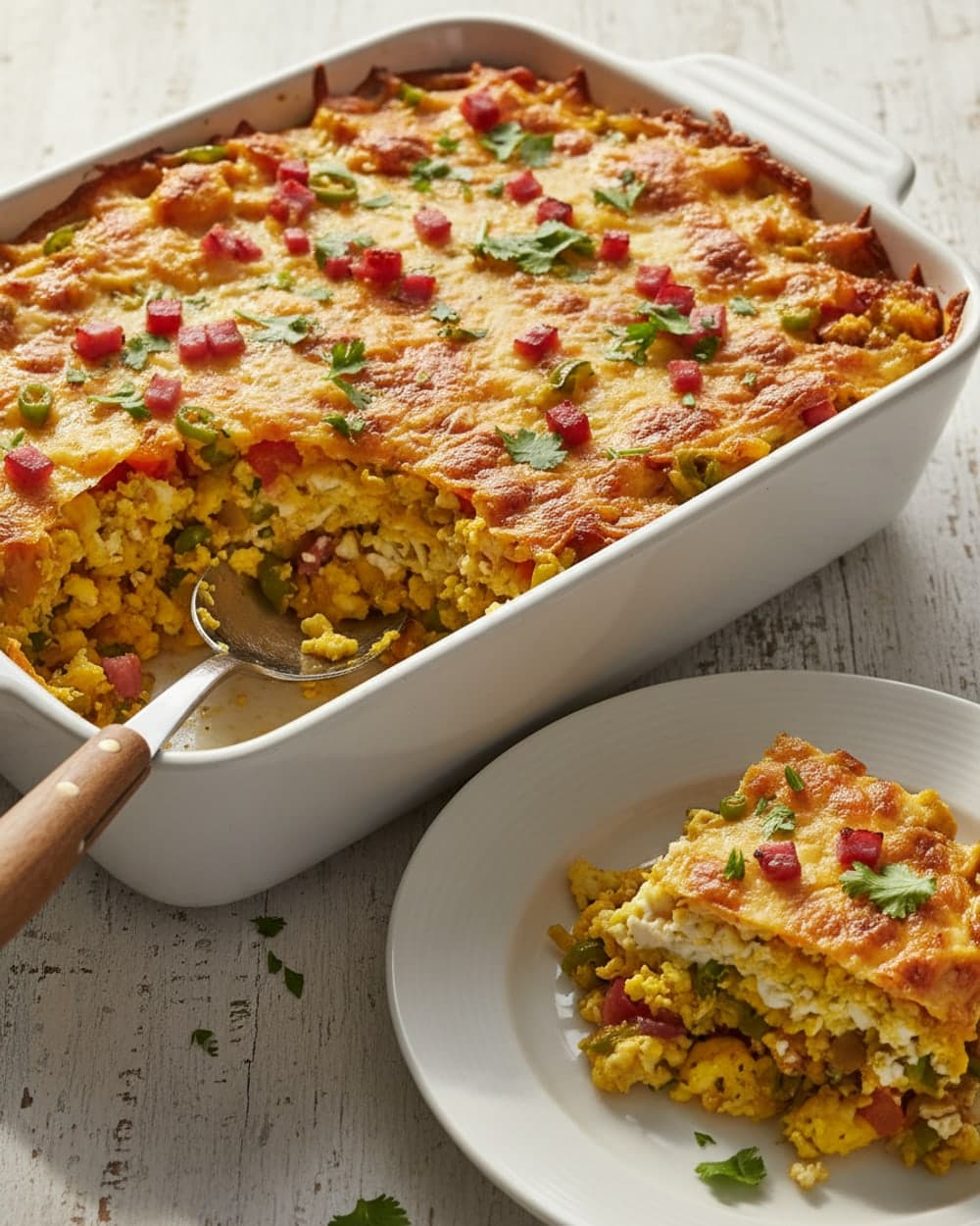 Paneer Bhurji and Egg Bhurji