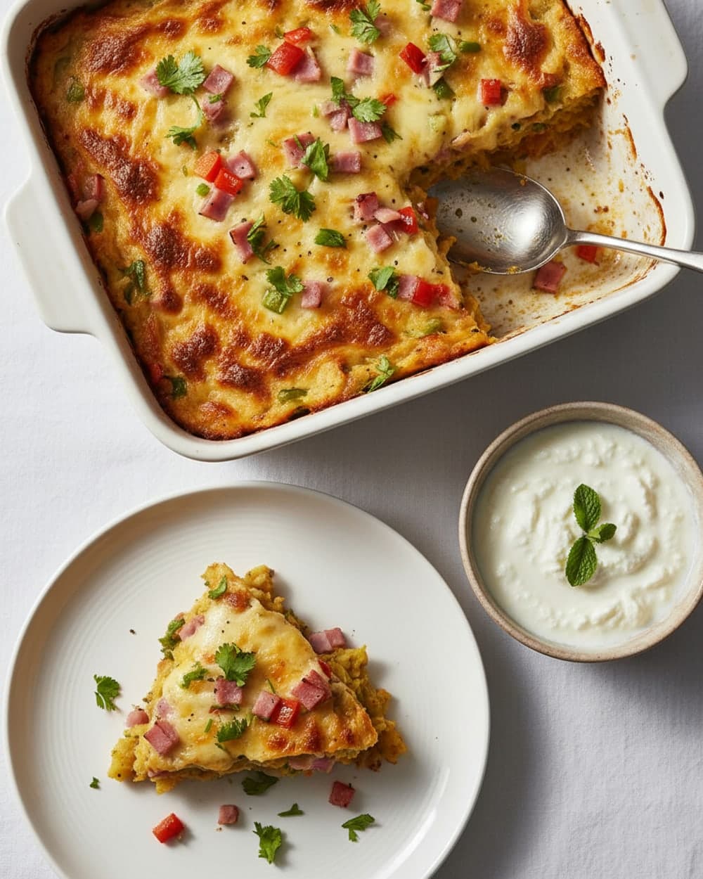 Aloo Paratha and Curd
