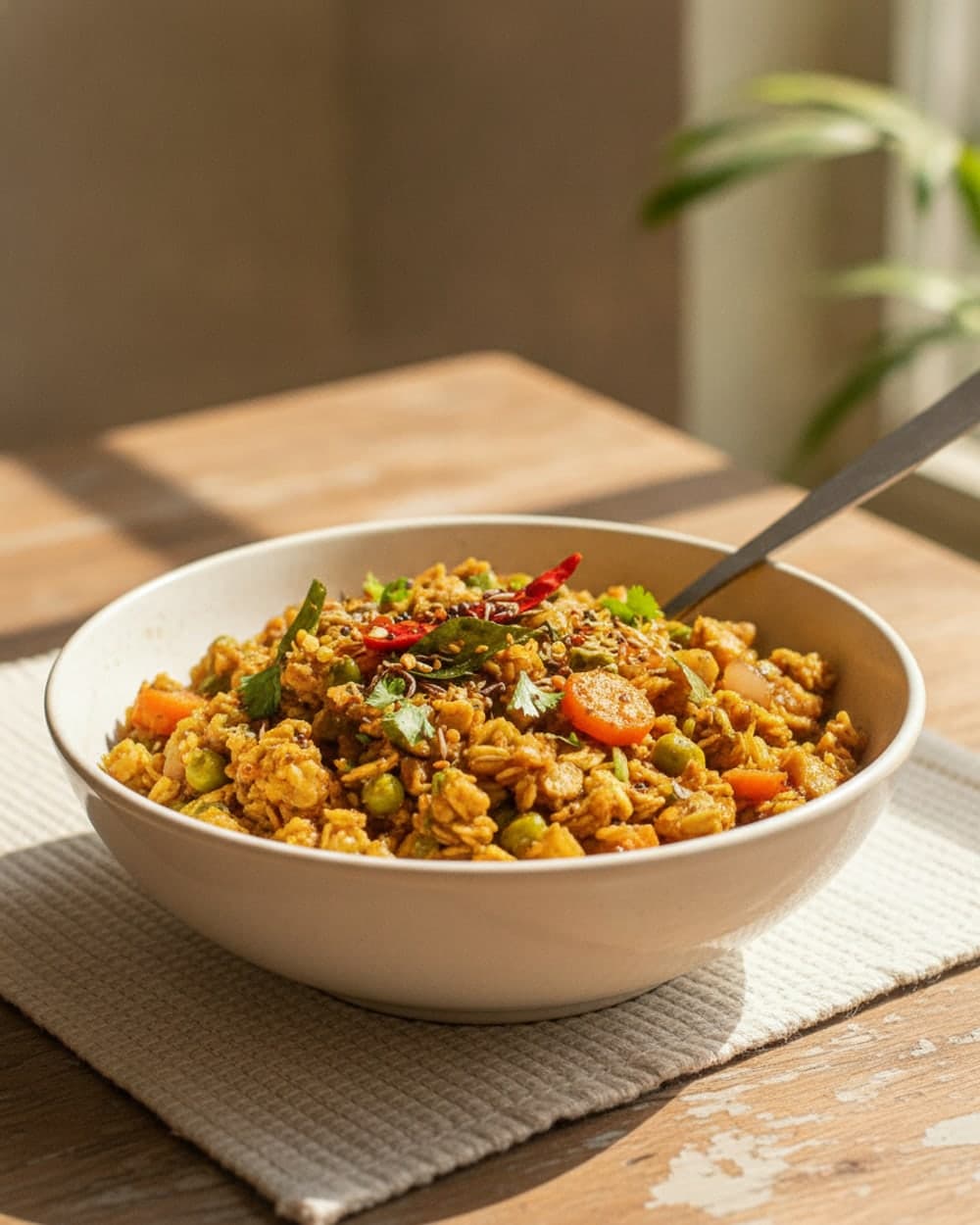 Masala Oats Bowl
