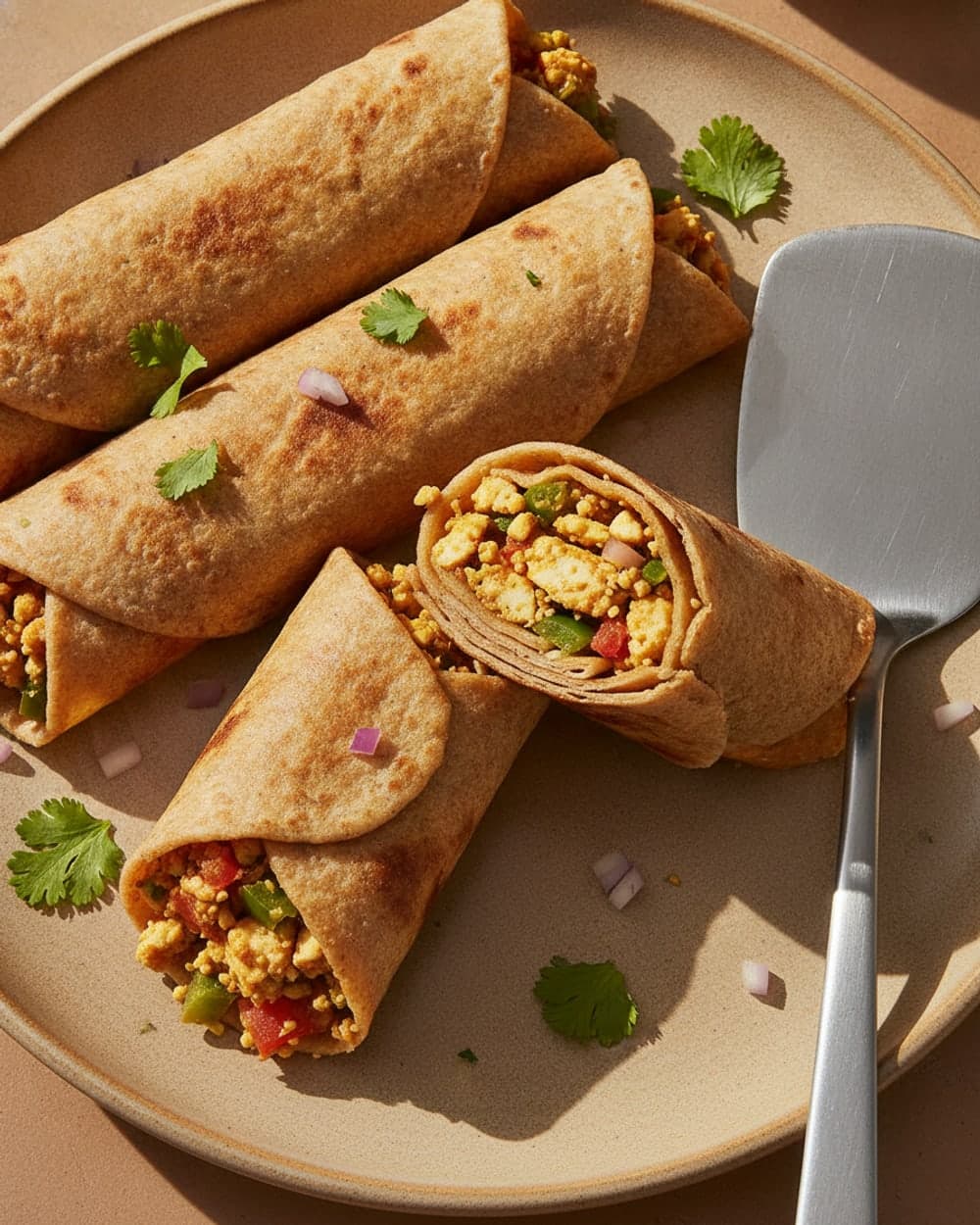 Paneer Bhurji Rolls