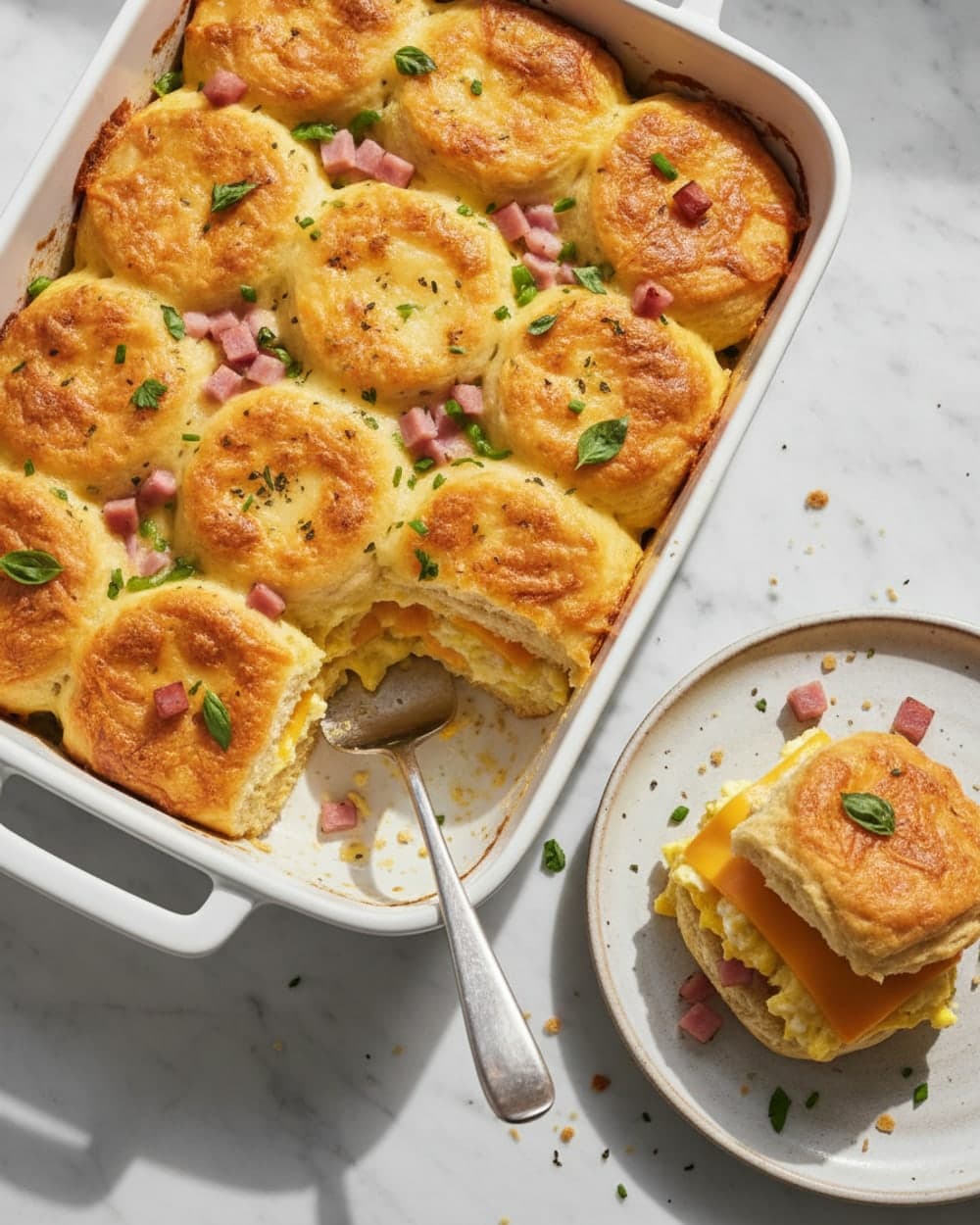 Egg Cheese Biscuit Slider Sandwiches