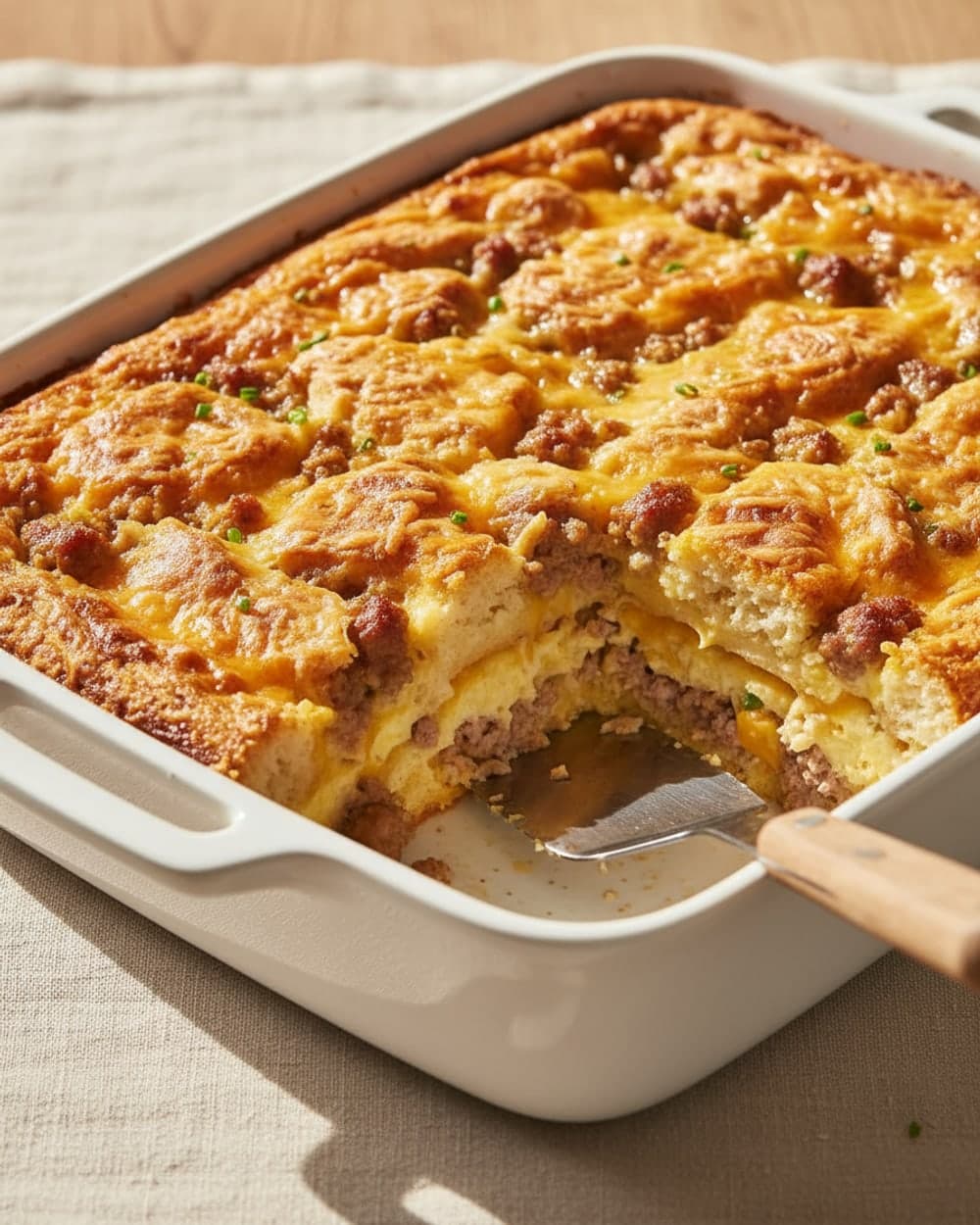 Sausage Biscuit Breakfast Slabs