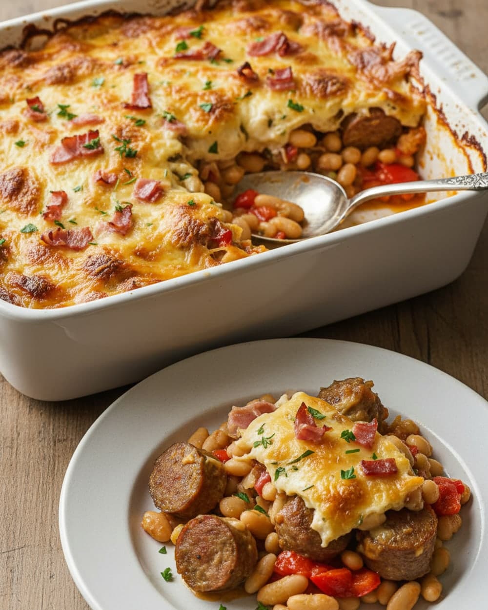 Sausage White Bean Skillet