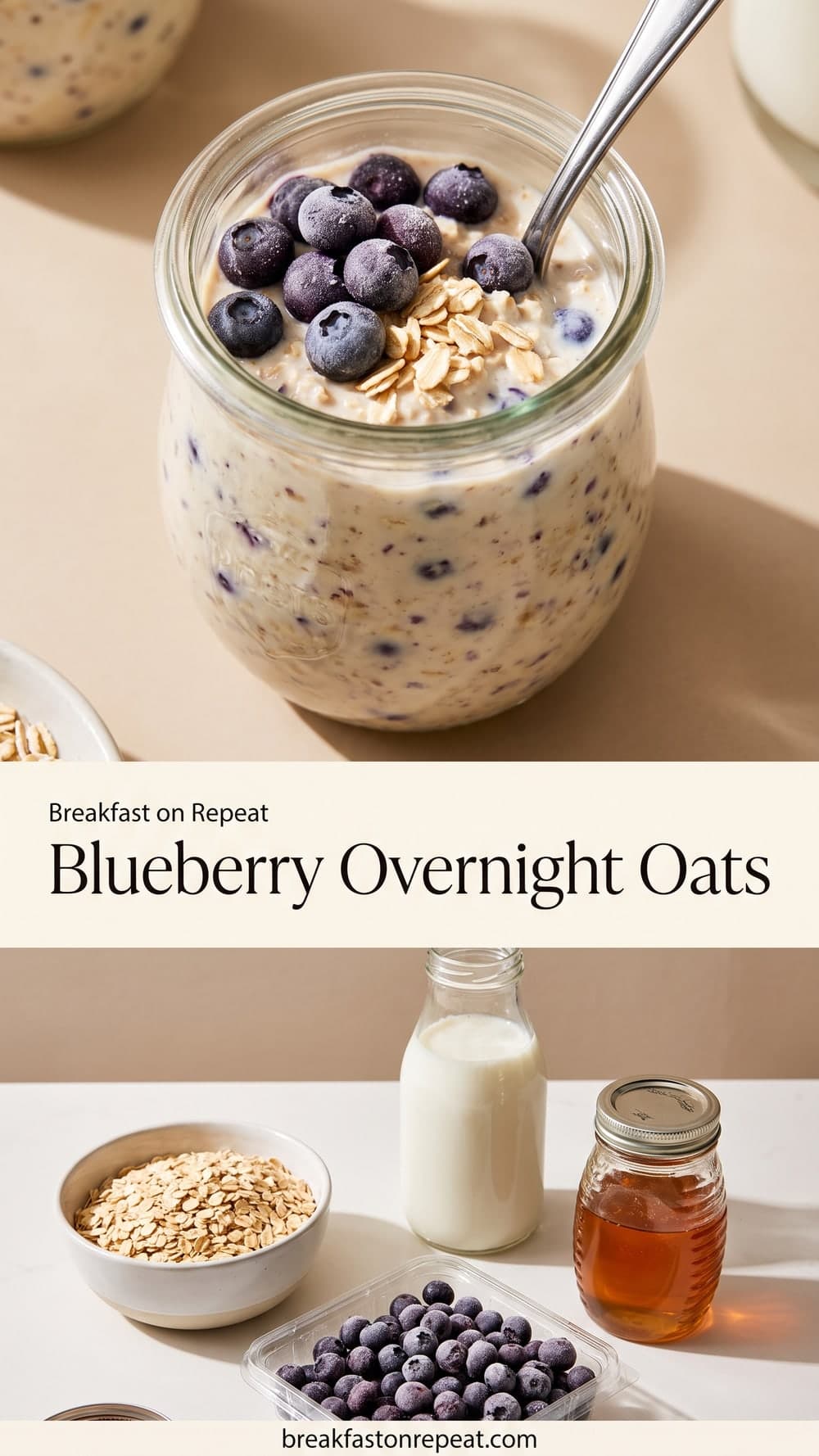 Blueberry Overnight Oats