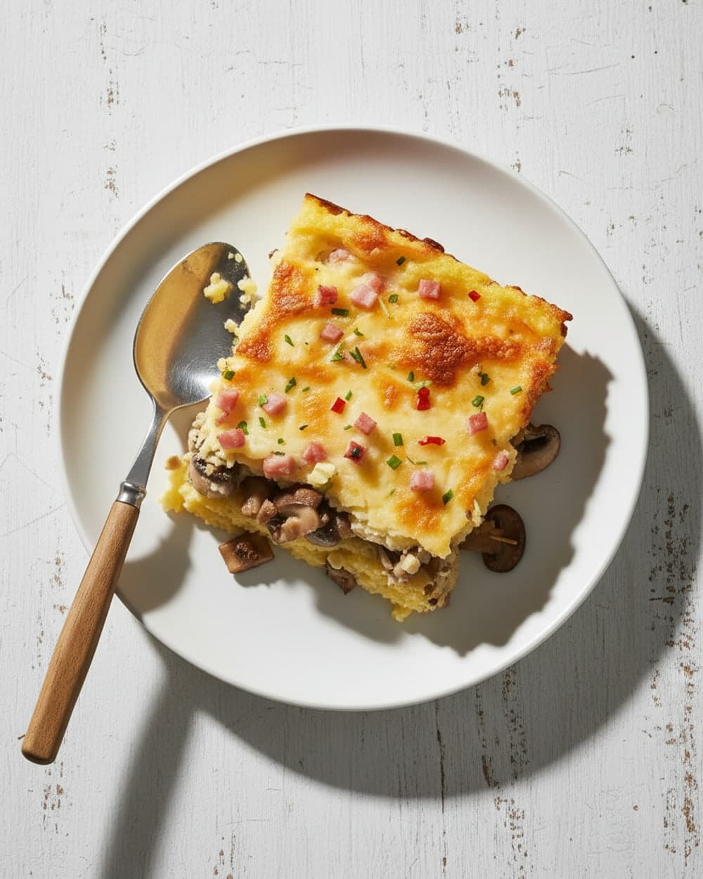 Breakfast Polenta with Mushrooms