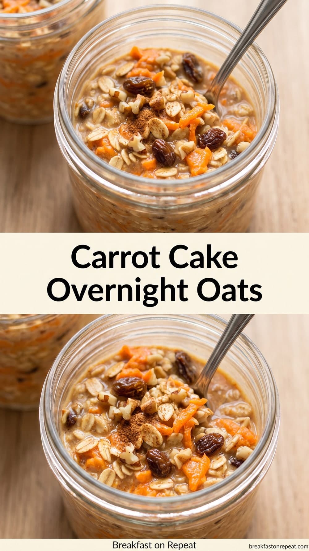 Carrot Cake Overnight Oats