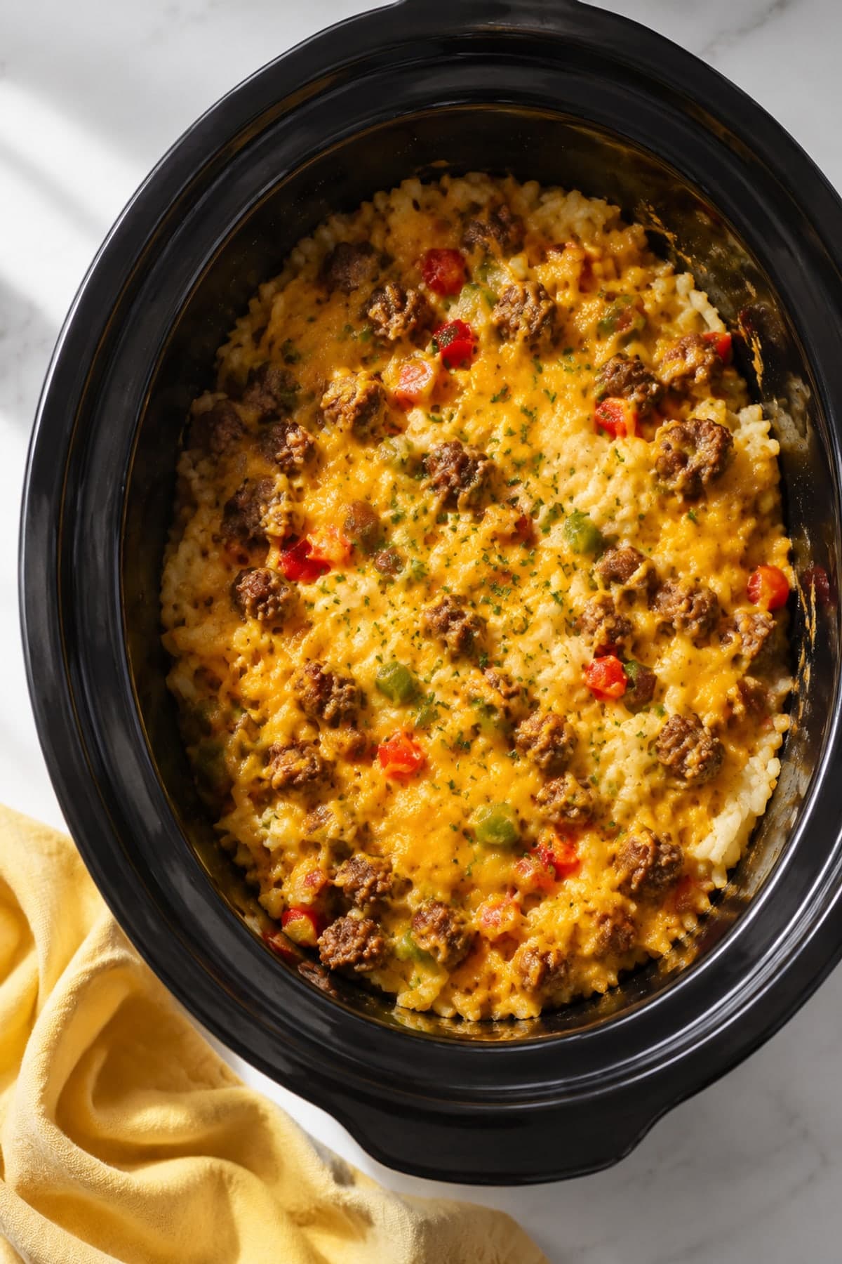 Crockpot Breakfast Casserole on Low for Six Hours