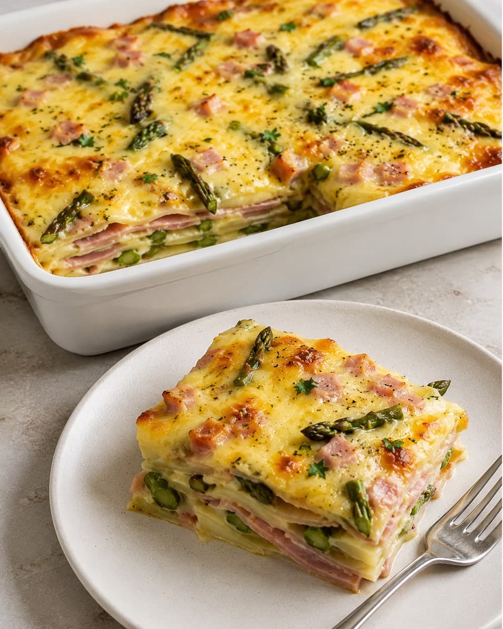 Asparagus Ham Fontina Pair