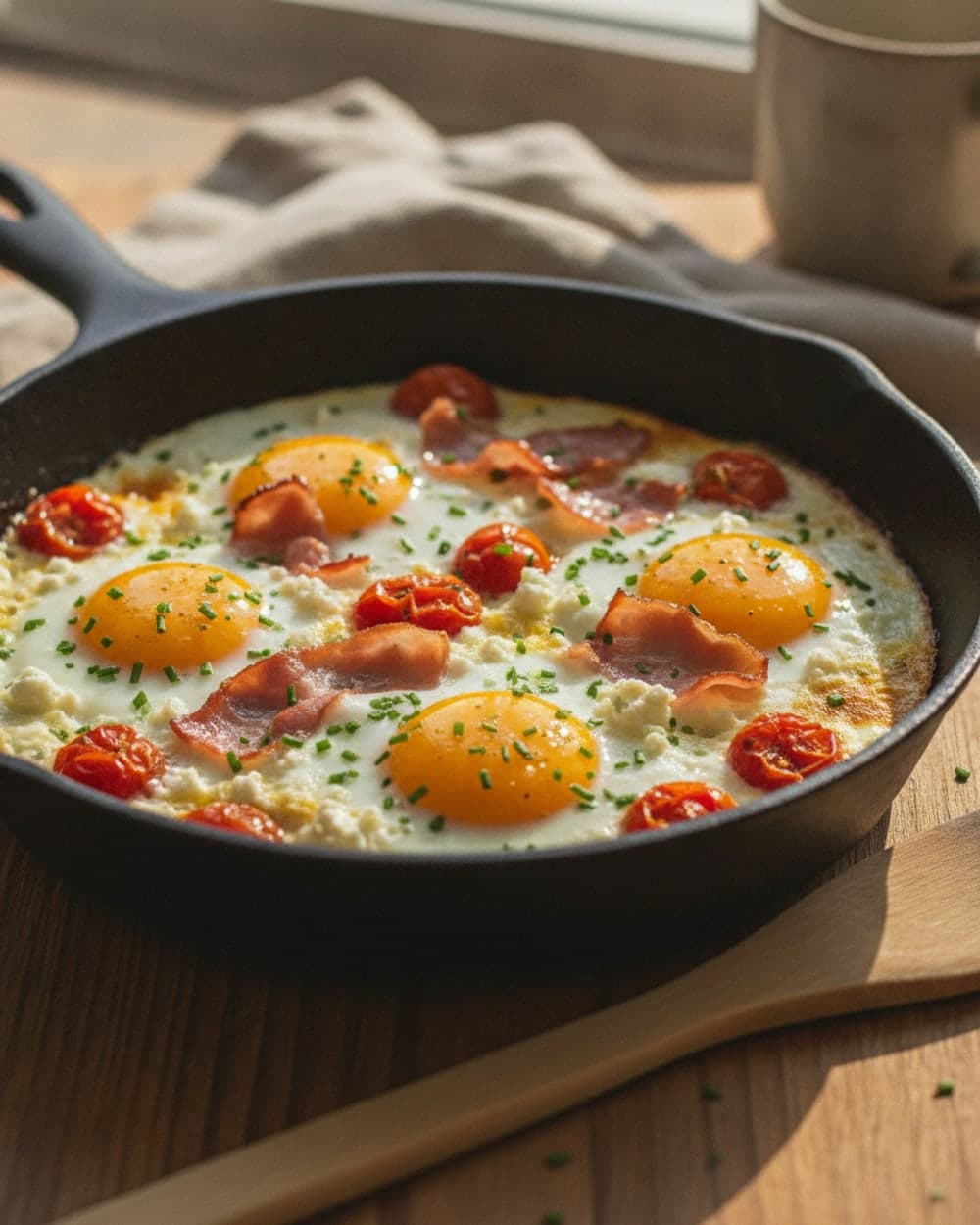 Five-minute egg skillets