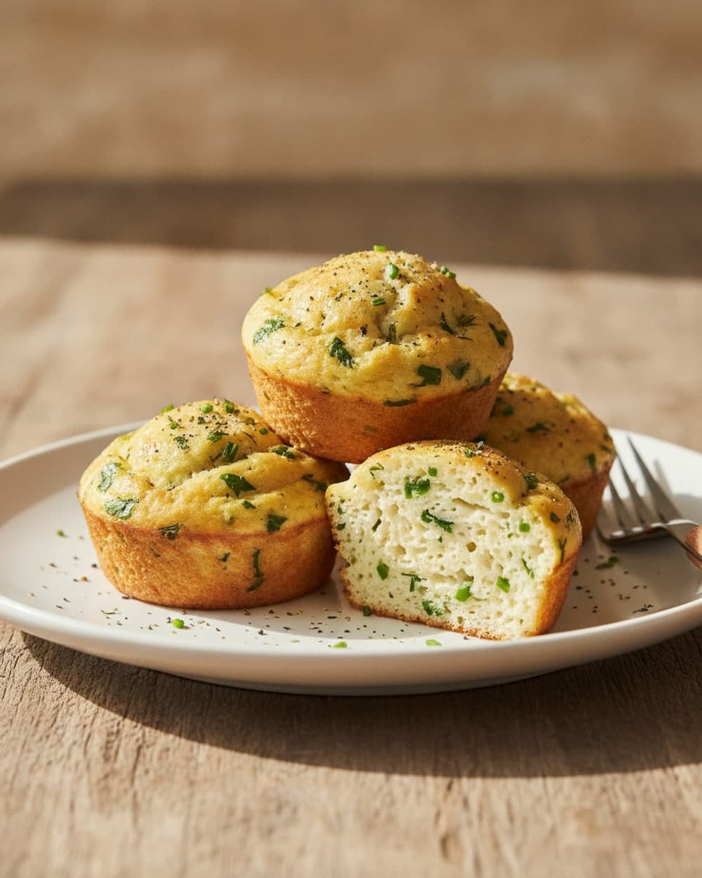 Herbed Egg-White Muffins