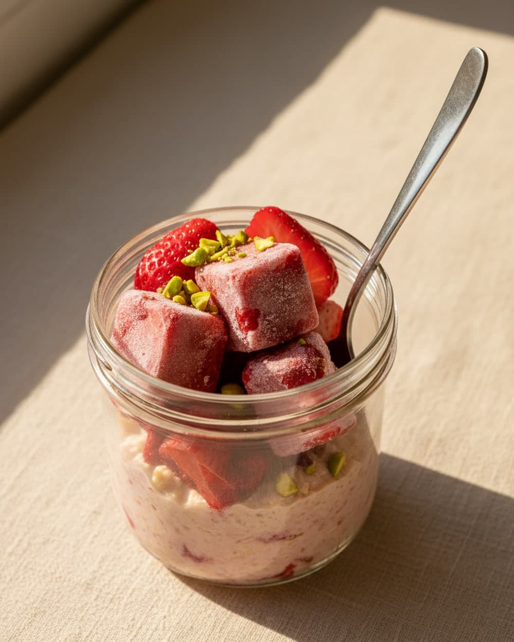 Strawberry Smoothie Cubes