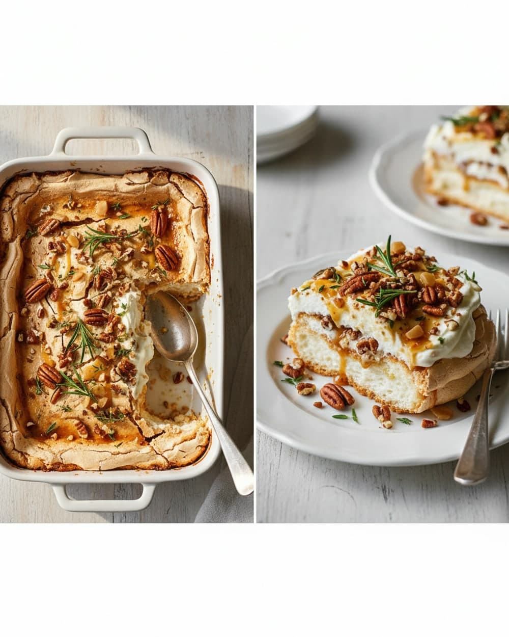 Maple Pecan Pavlova