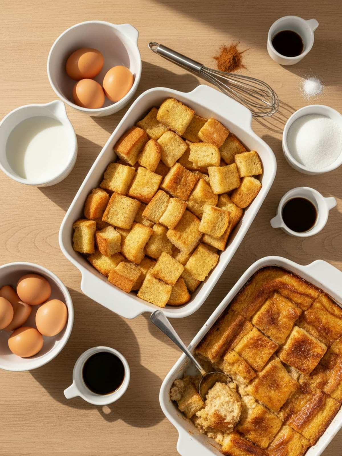 Ingredients for French Toast Bake Overnight