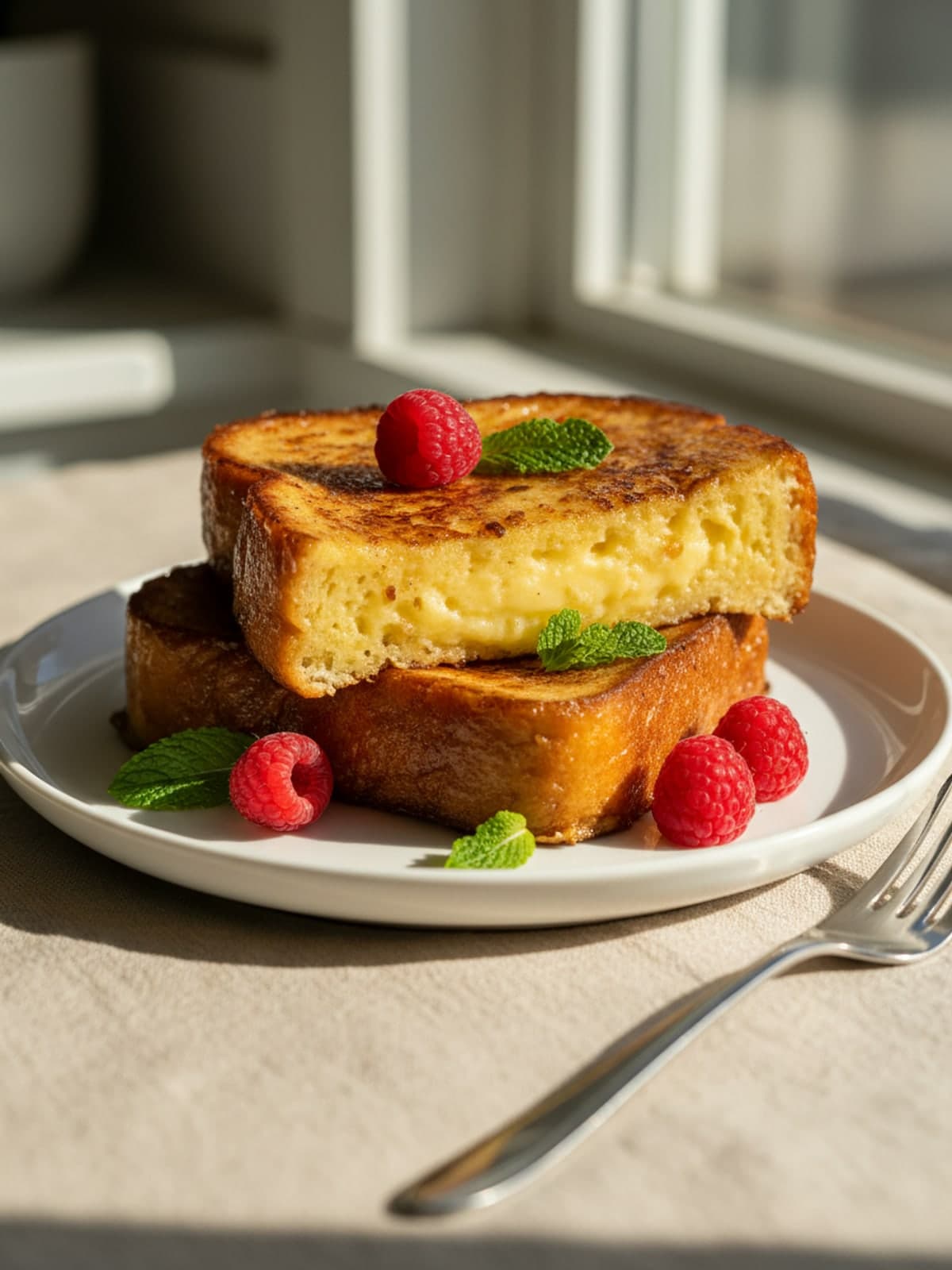 French Toast Recipe With Custard That Soaks All the Way In: Build the decisive layers