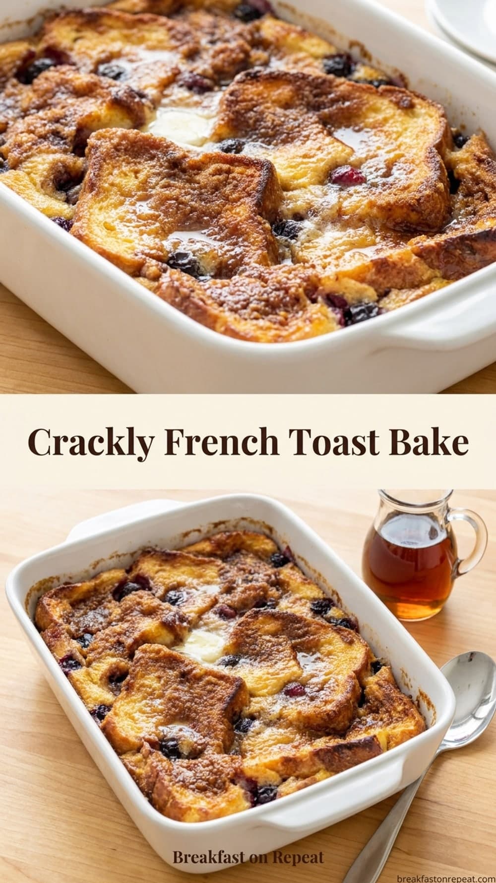 Crackly French Toast Bake