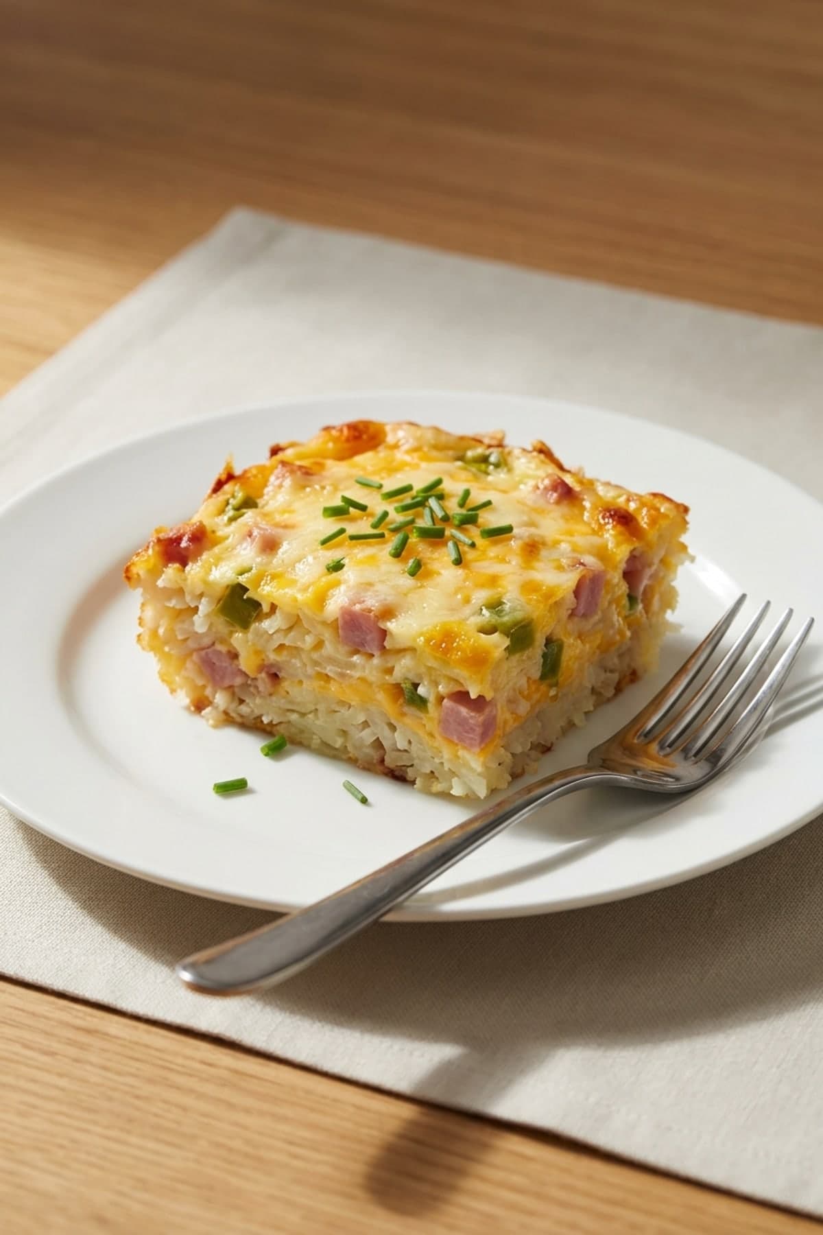 Hash Brown Casserole Breakfast Without Canned Soup ready to serve