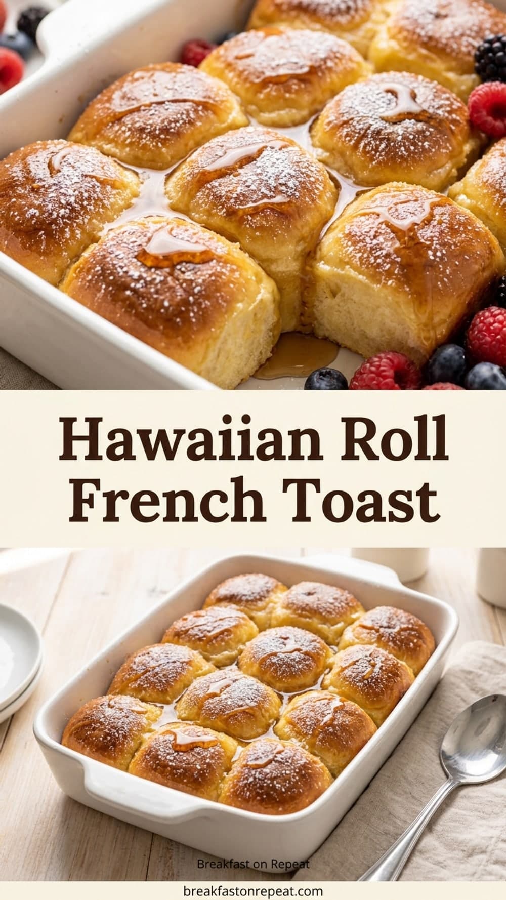 Hawaiian Roll French Toast