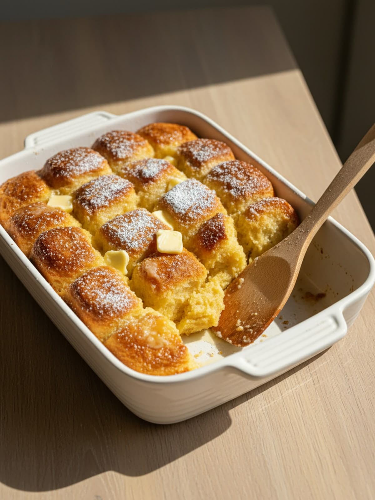 Hawaiian Roll French Toast Pull-Apart Bake: Heat the oven