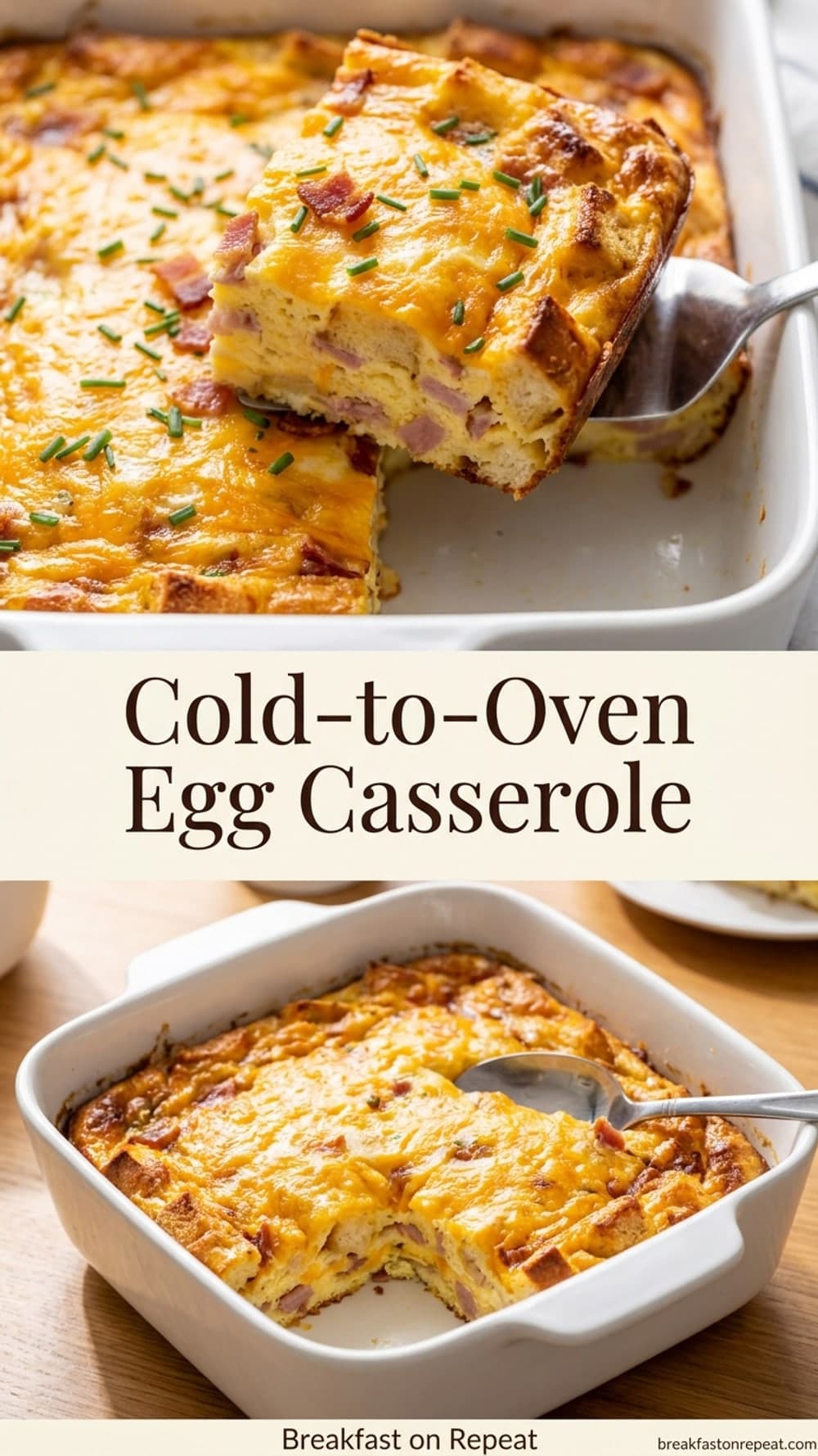 Cold-to-Oven Egg Casserole