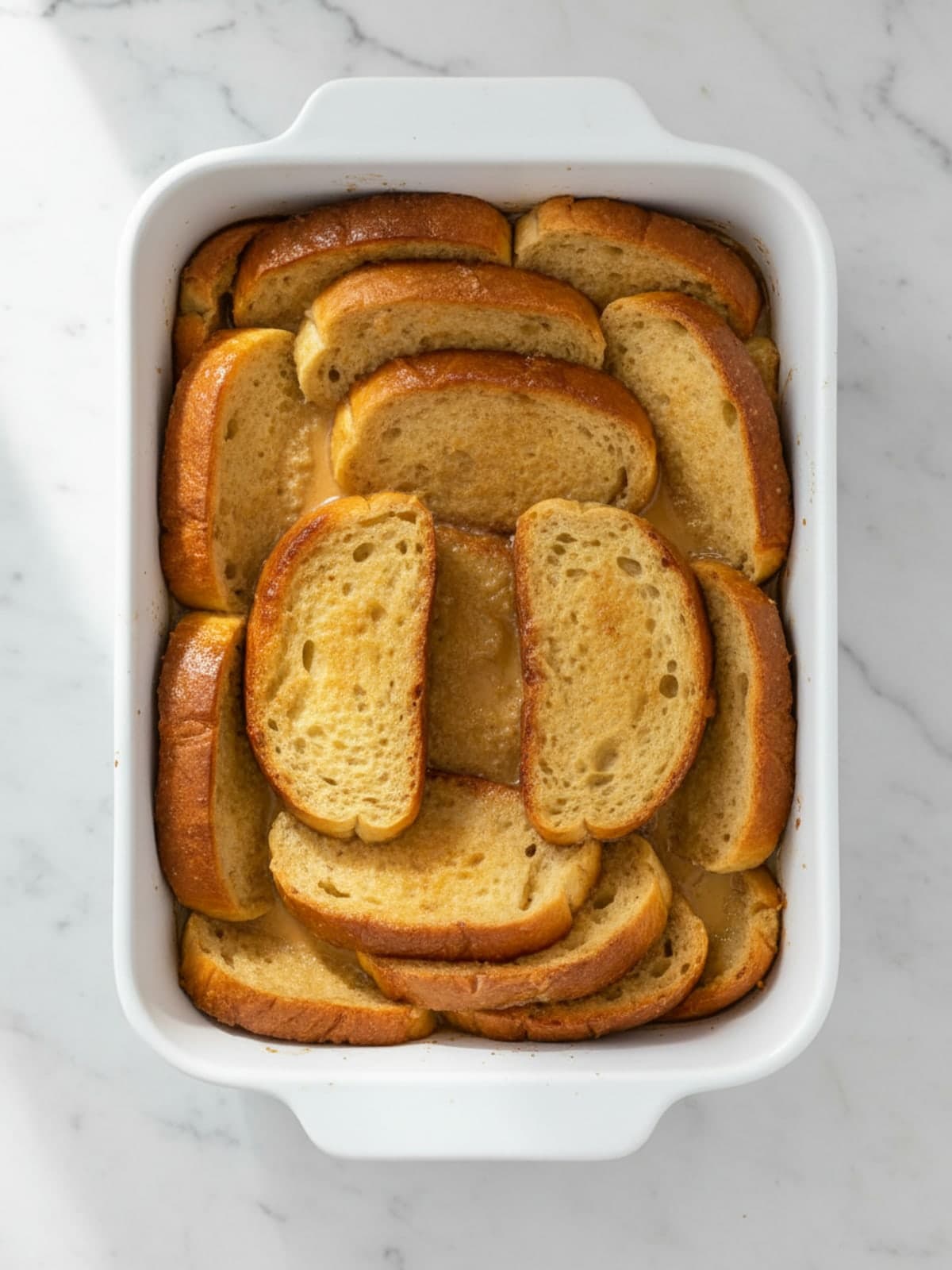 Overnight French Toast You Cover and Forget: Reach the assembly checkpoint