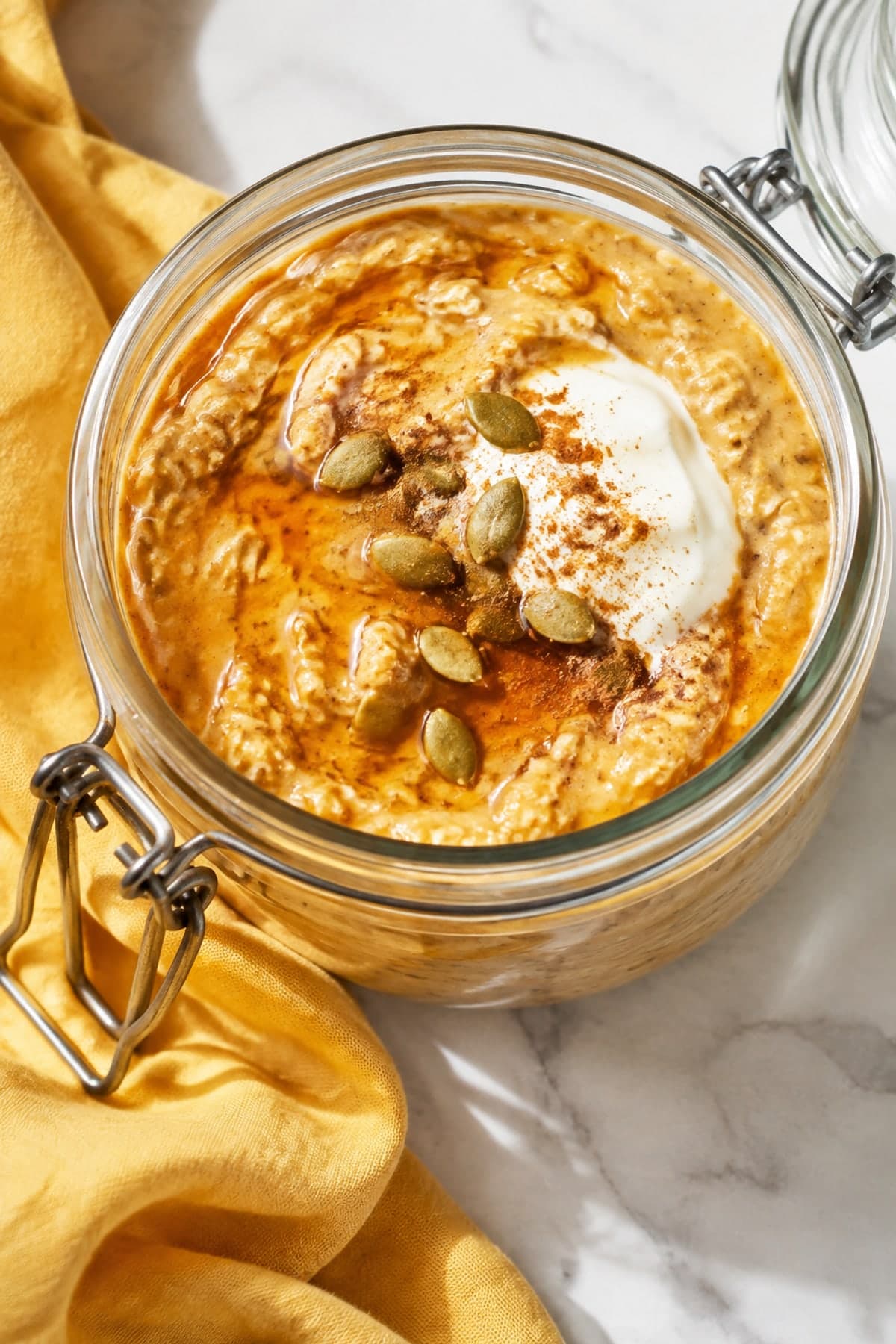 Pumpkin Overnight Oats With Real Pumpkin Puree