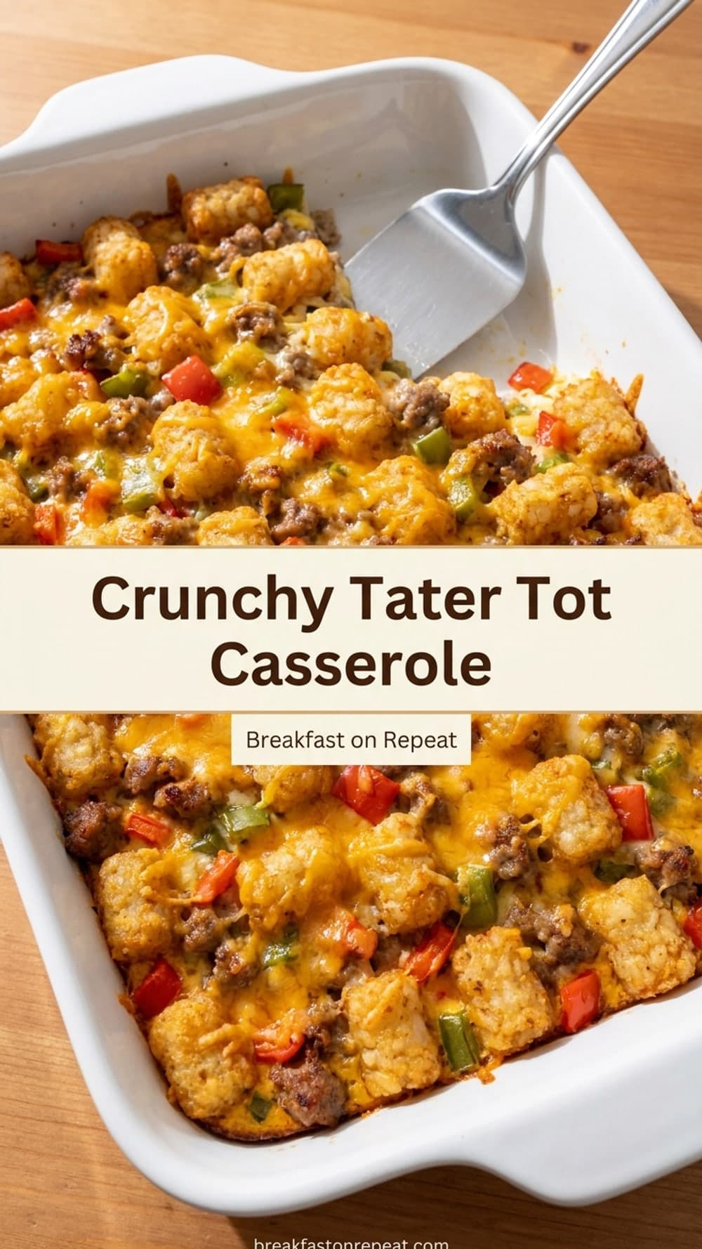 Crunchy Tater Tot Casserole