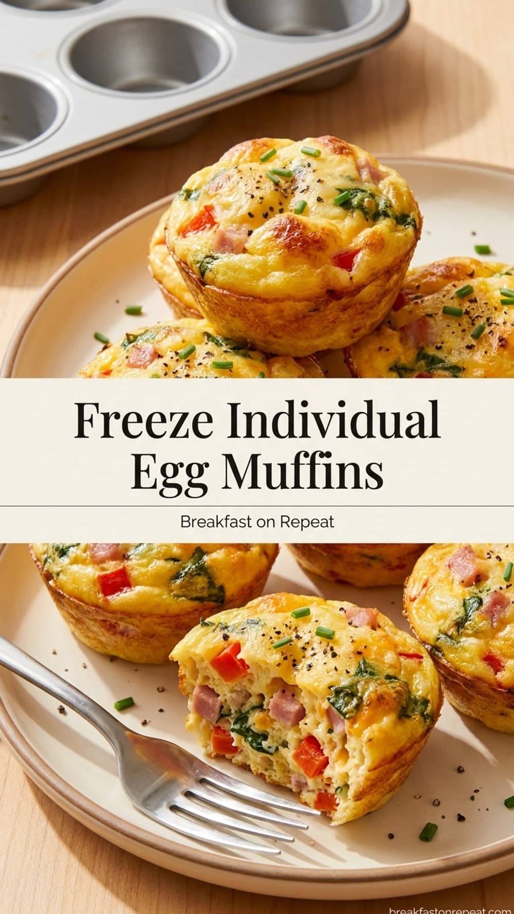 Freeze Individual Egg Muffins