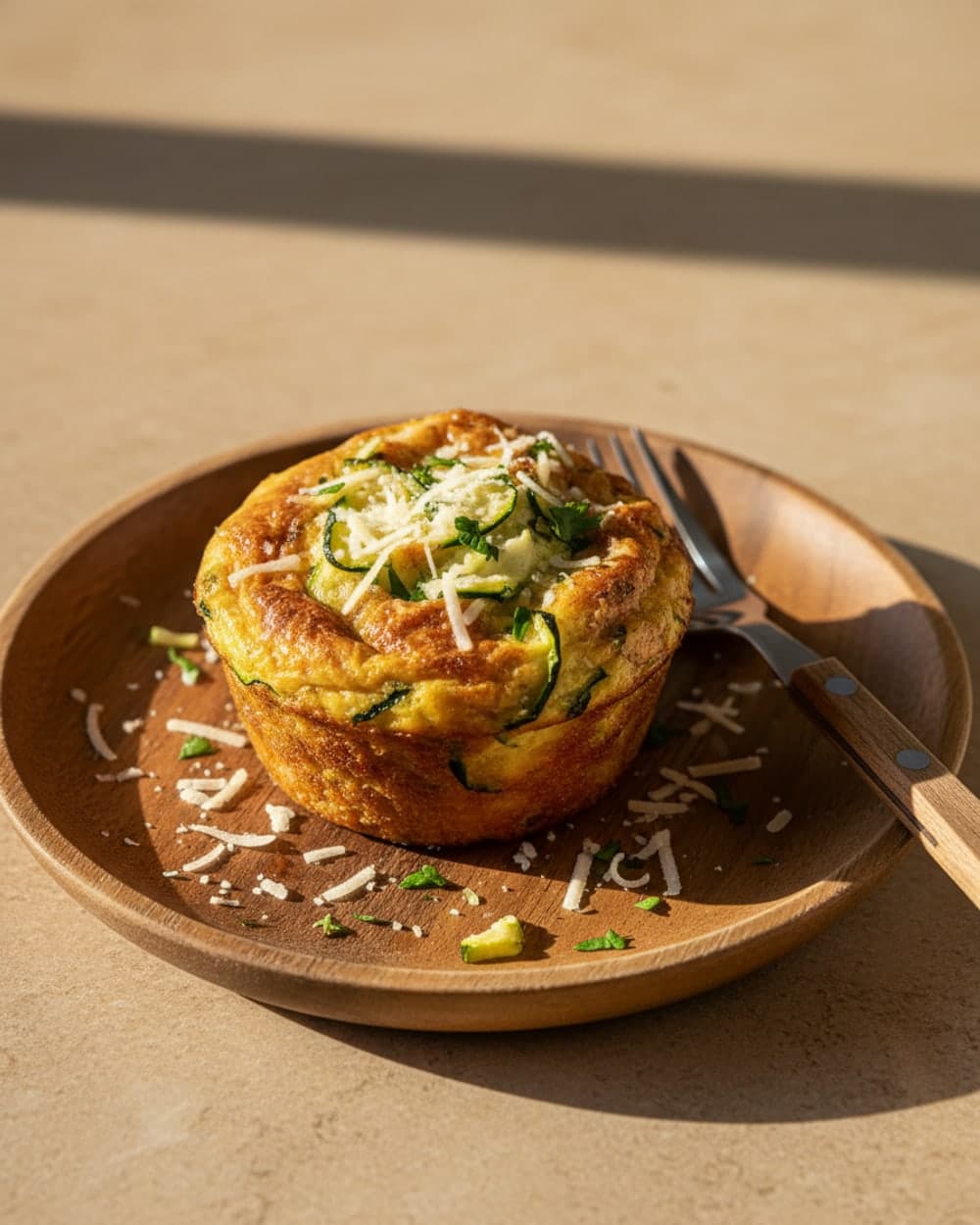 Zucchini Parmesan Egg Muffins