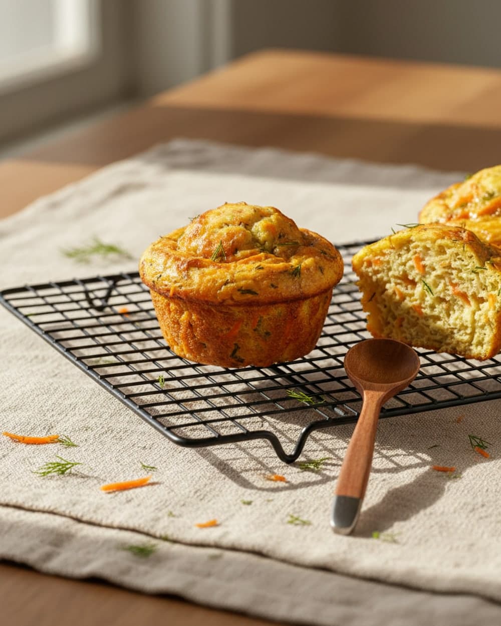 Carrot Dill Egg Muffins