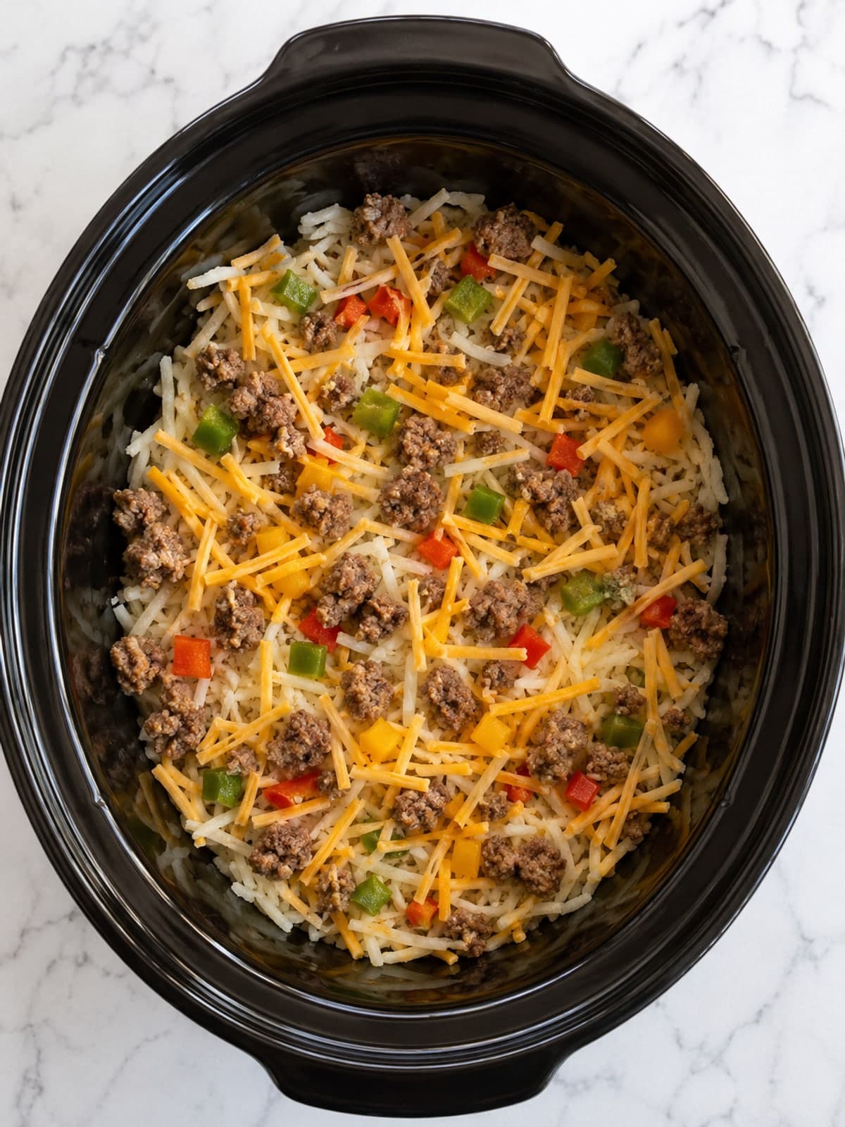 Crockpot Breakfast Casserole on Low for Six Hours: Reach the assembly checkpoint