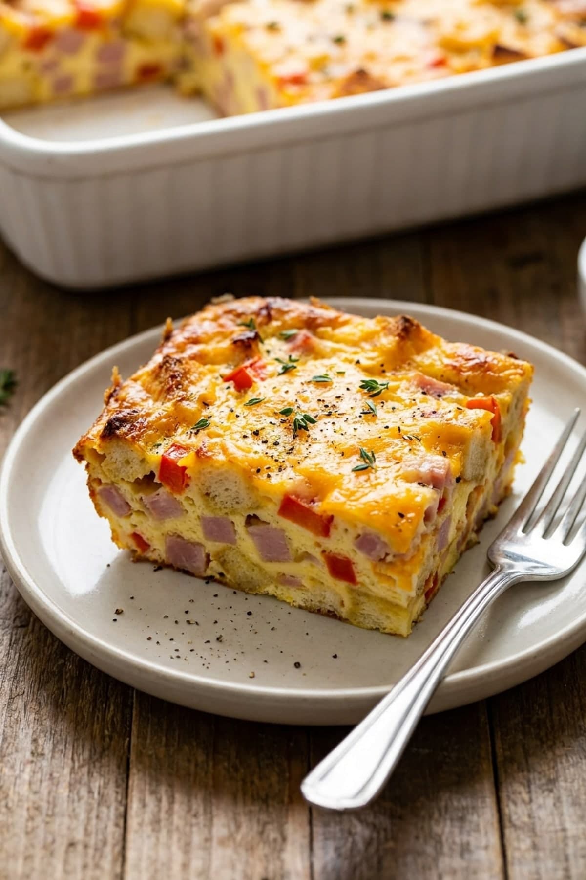 Crockpot Breakfast Casserole Overnight for Seven