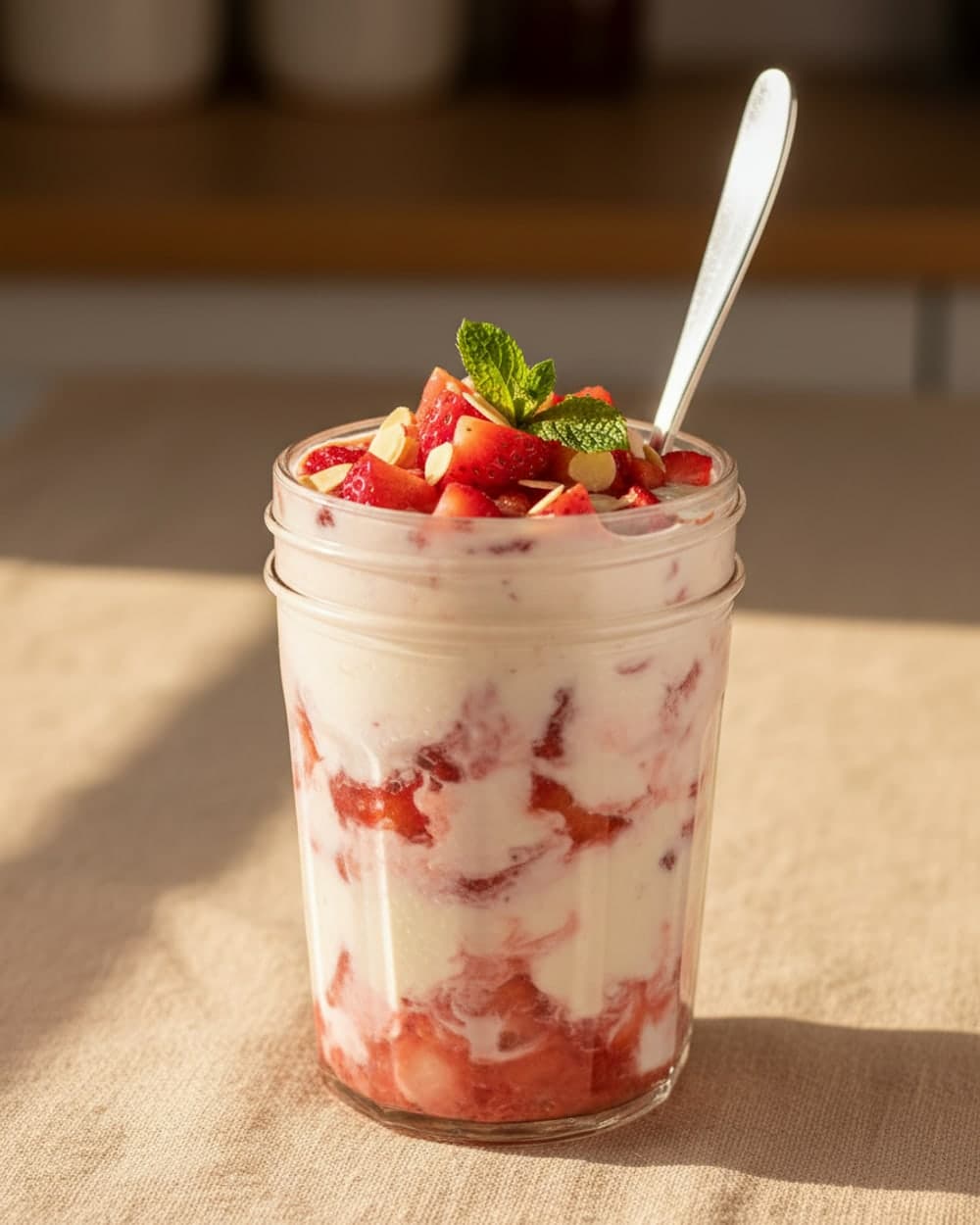 Strawberry White Smoothie