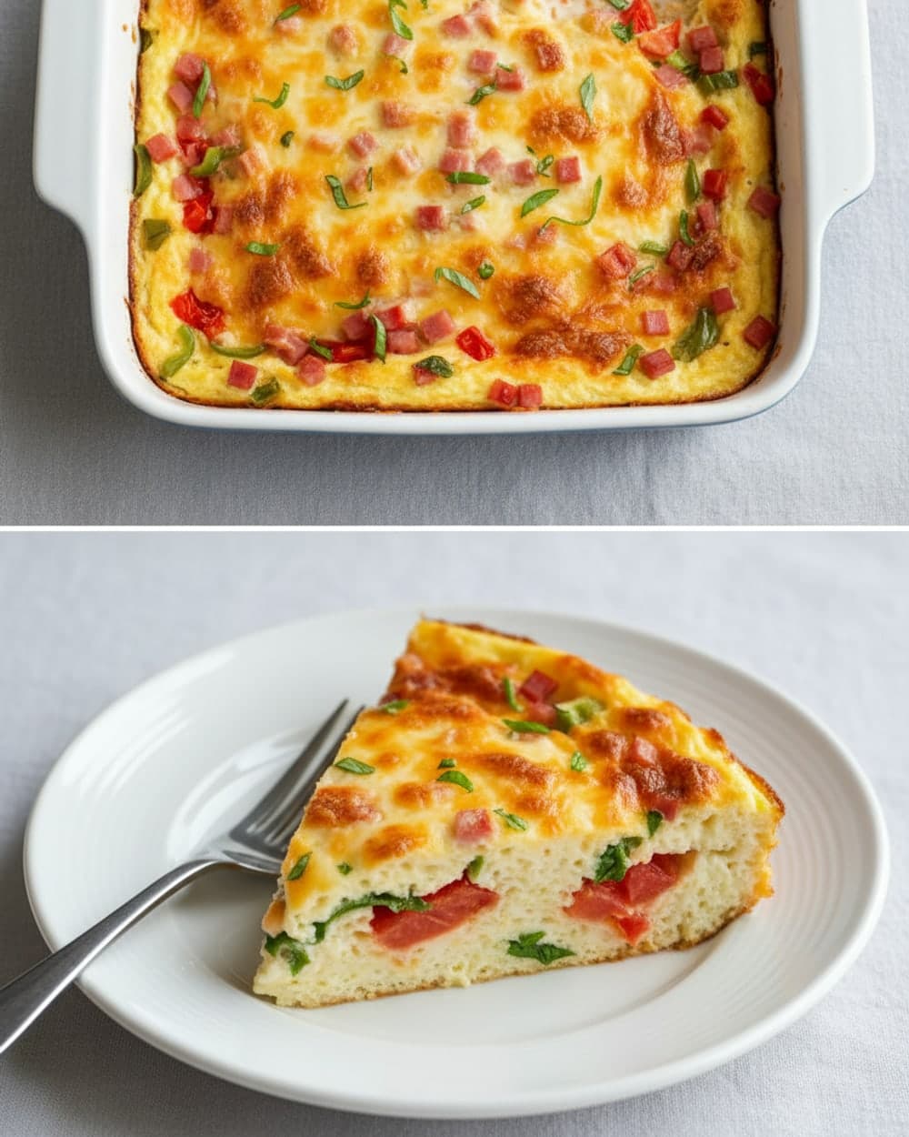 Tomato Basil White Omelet