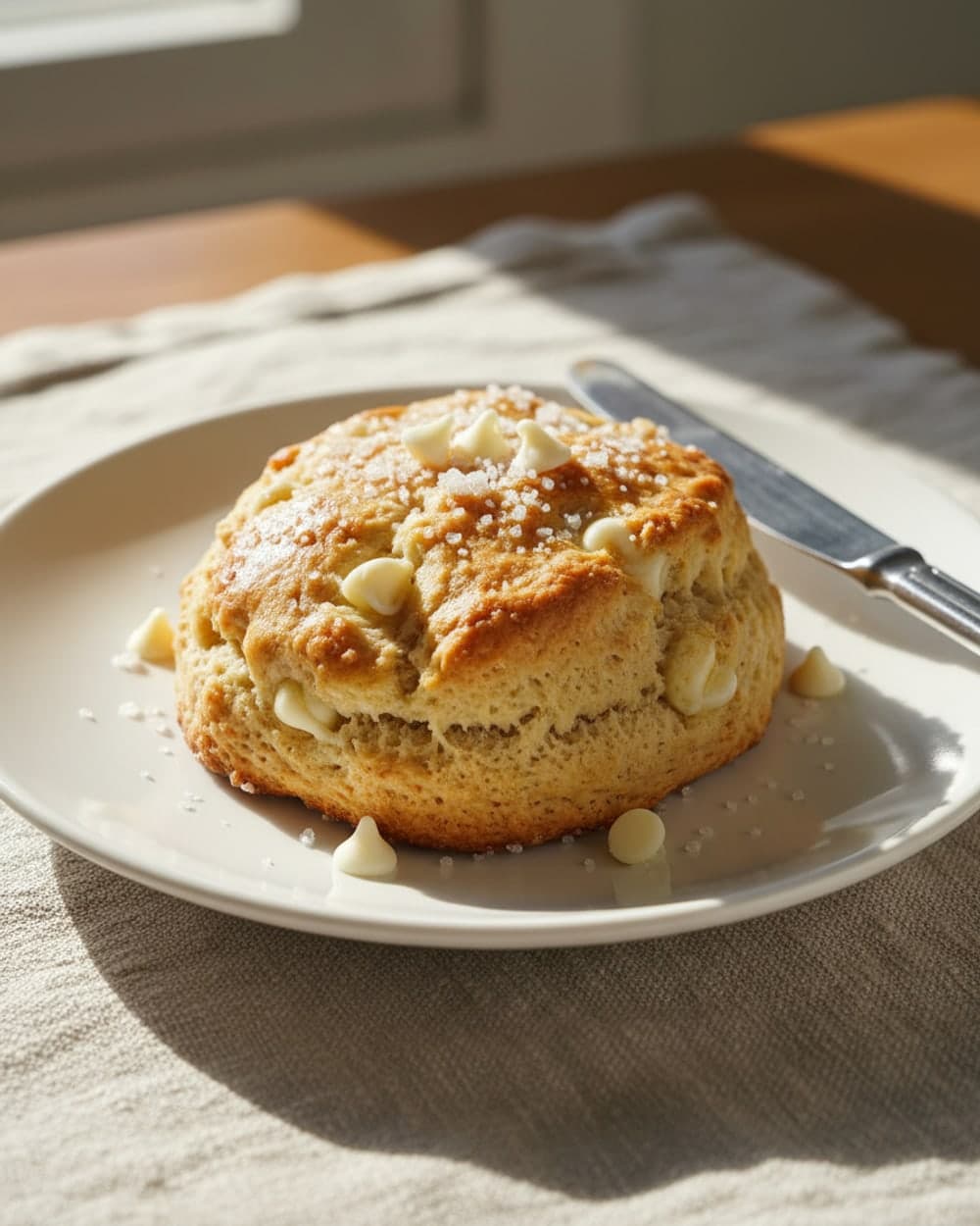 White Chocolate Chip Scones