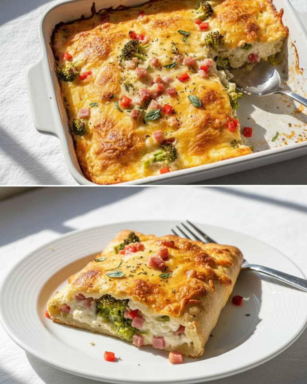 Broccoli Cheddar White Calzones