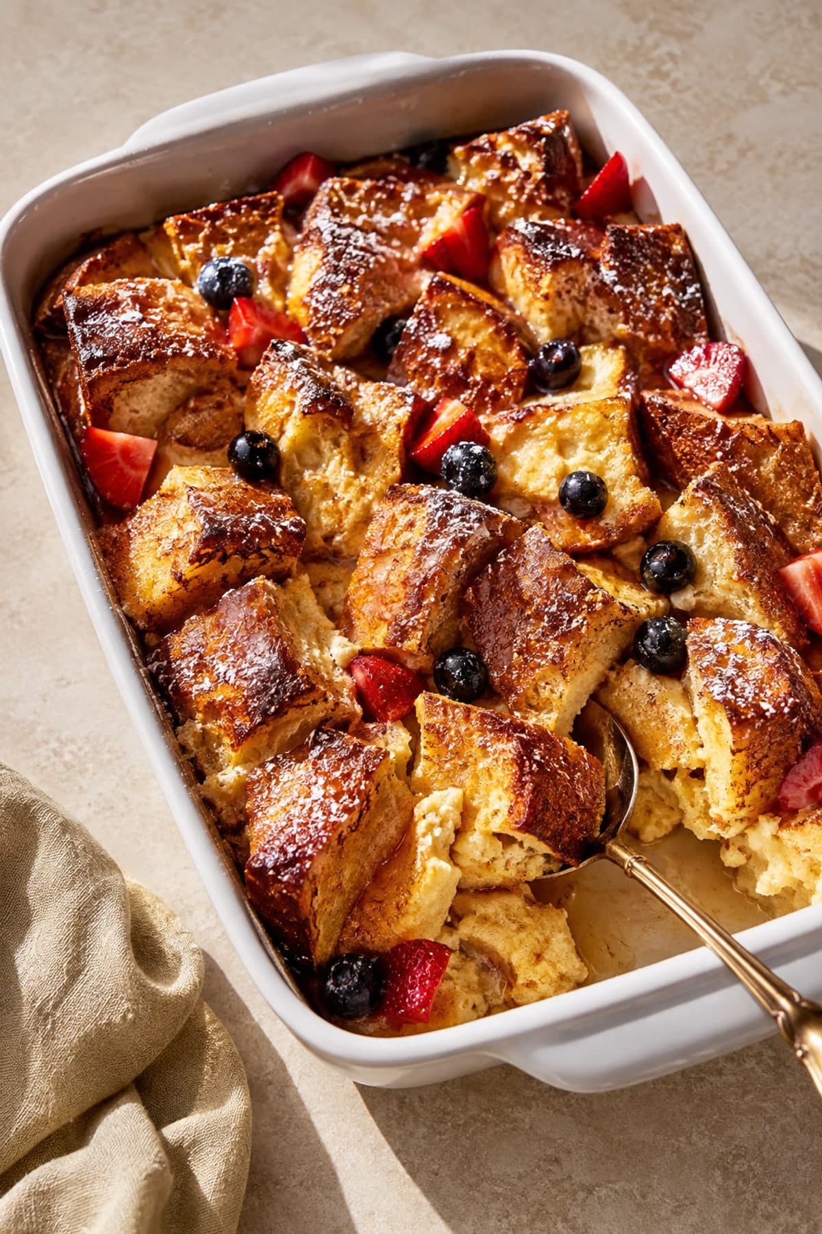 Overnight French Toast Casserole With an Eight-Hour Soak