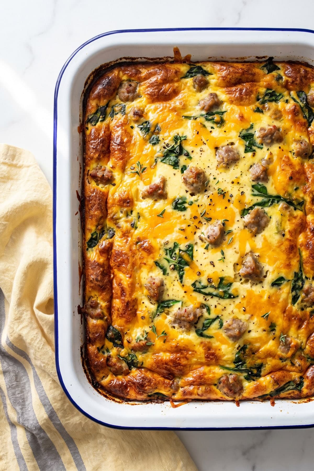 Overnight Breakfast Casserole You Bake Straight From Cold