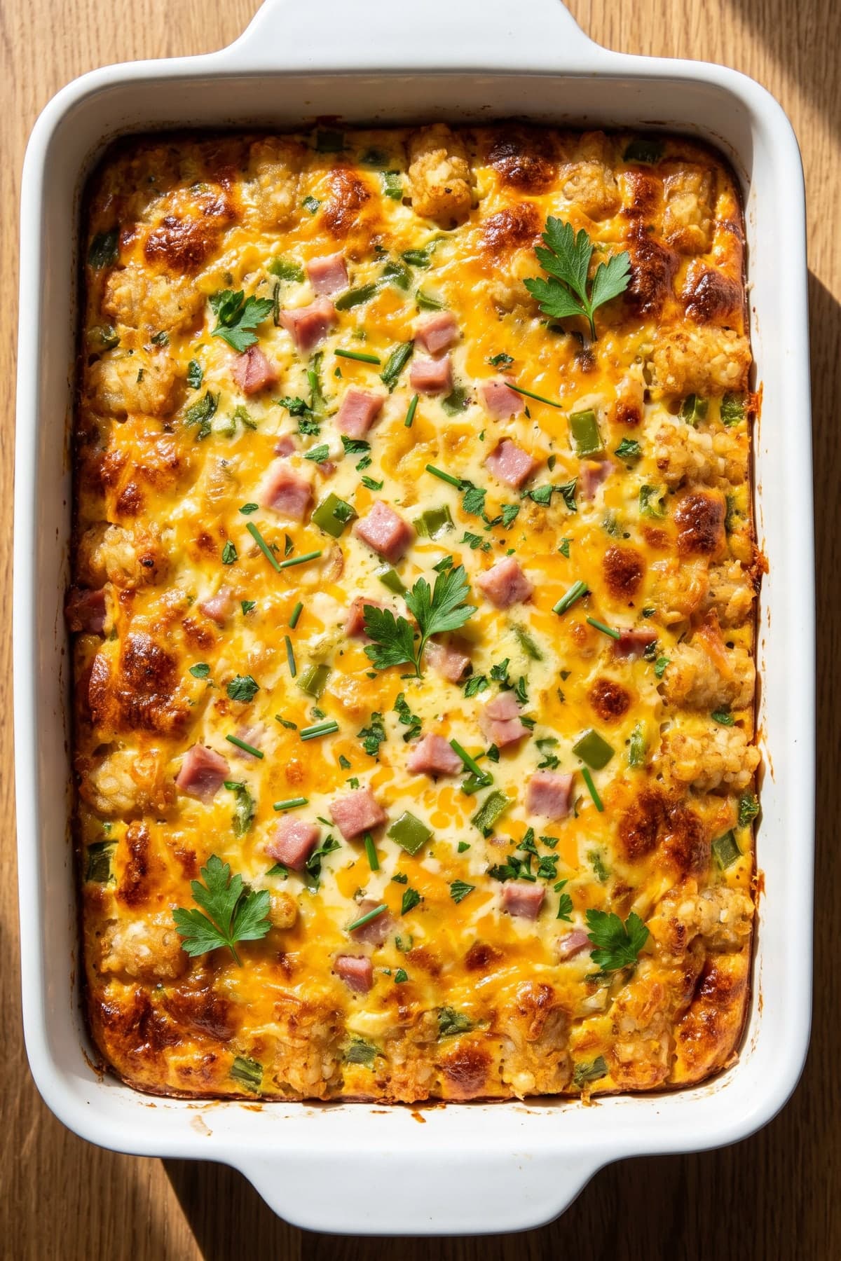 Tator Tot Egg Casserole Breakfast for the Next Day